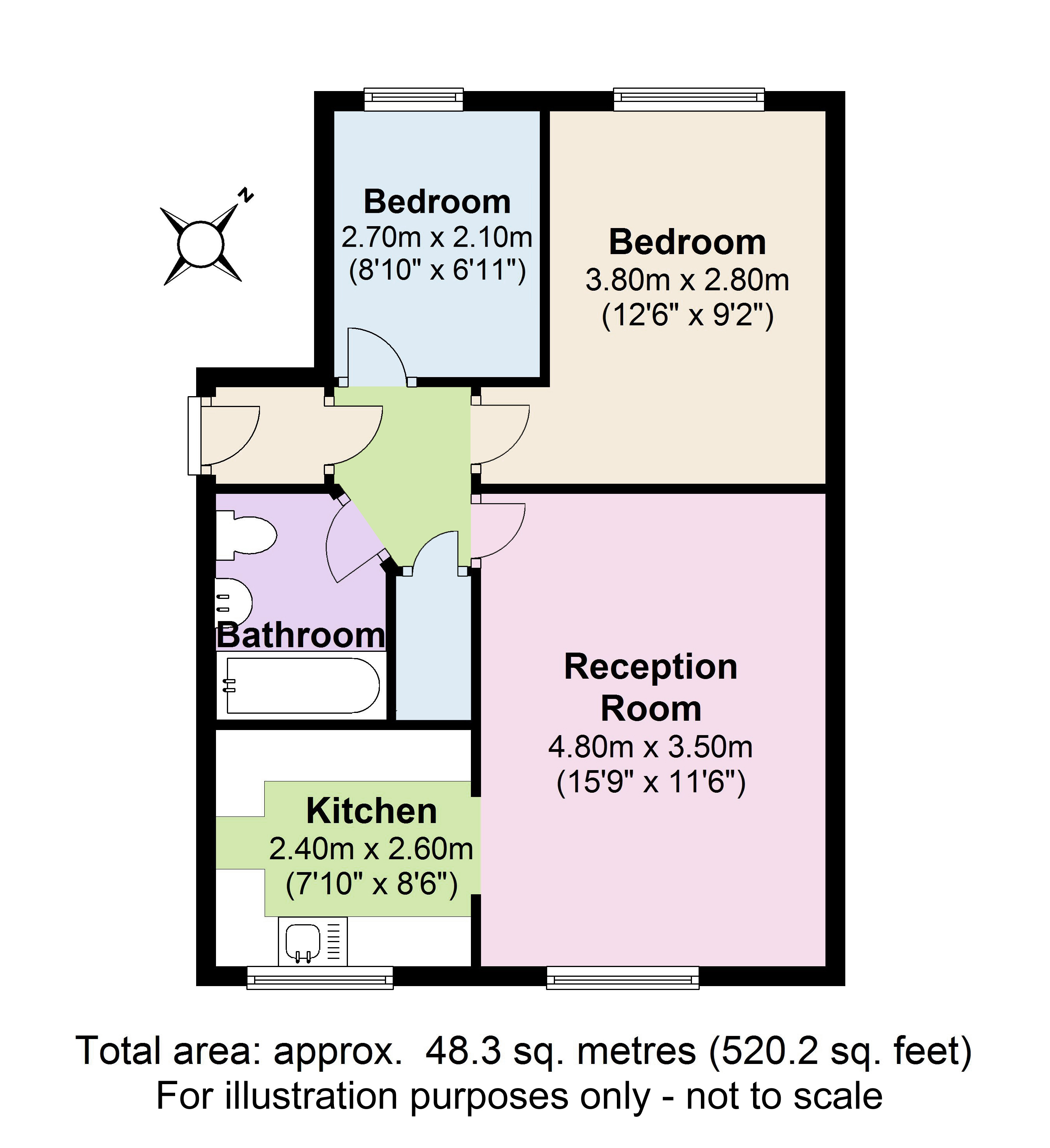 Weavers Way, London floorplan