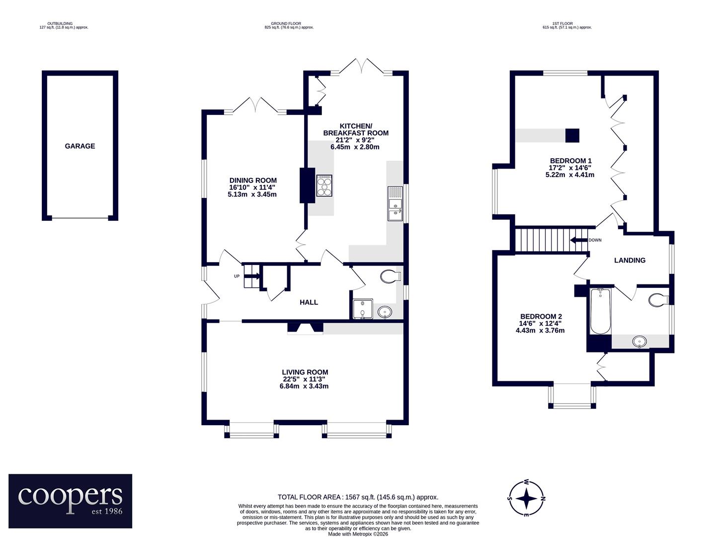 6, Broken Gate Lane, Denham floorplan