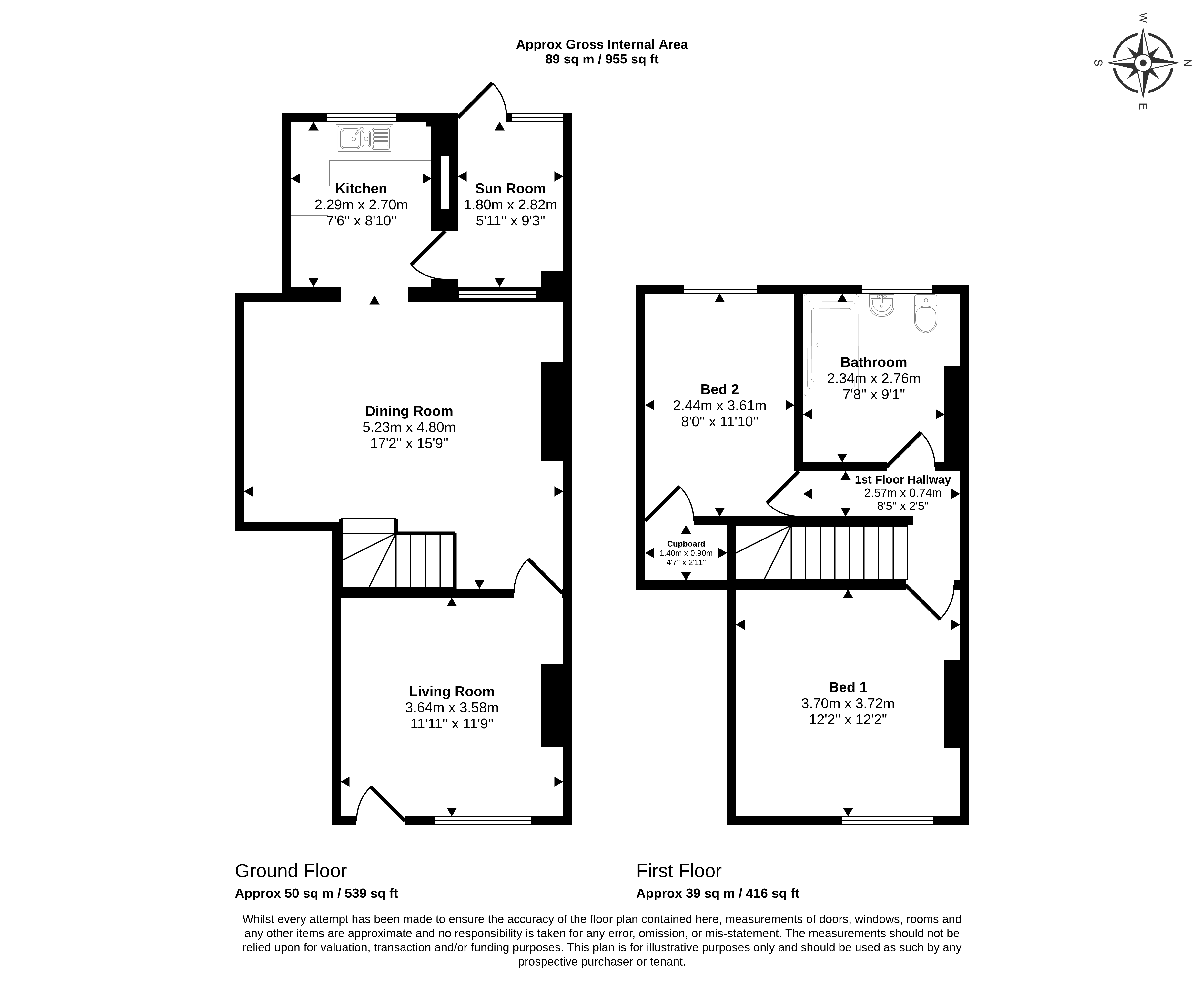 46, Prince Street, Ilkeston, Derbyshire floorplan