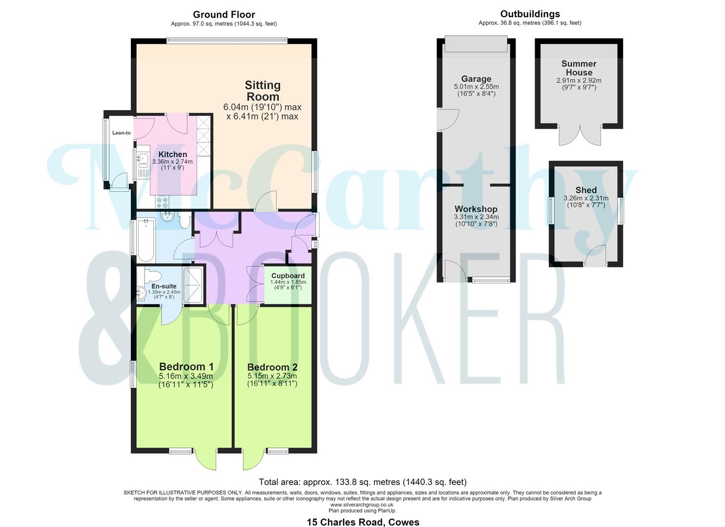 15, Charles Road, Cowes floorplan