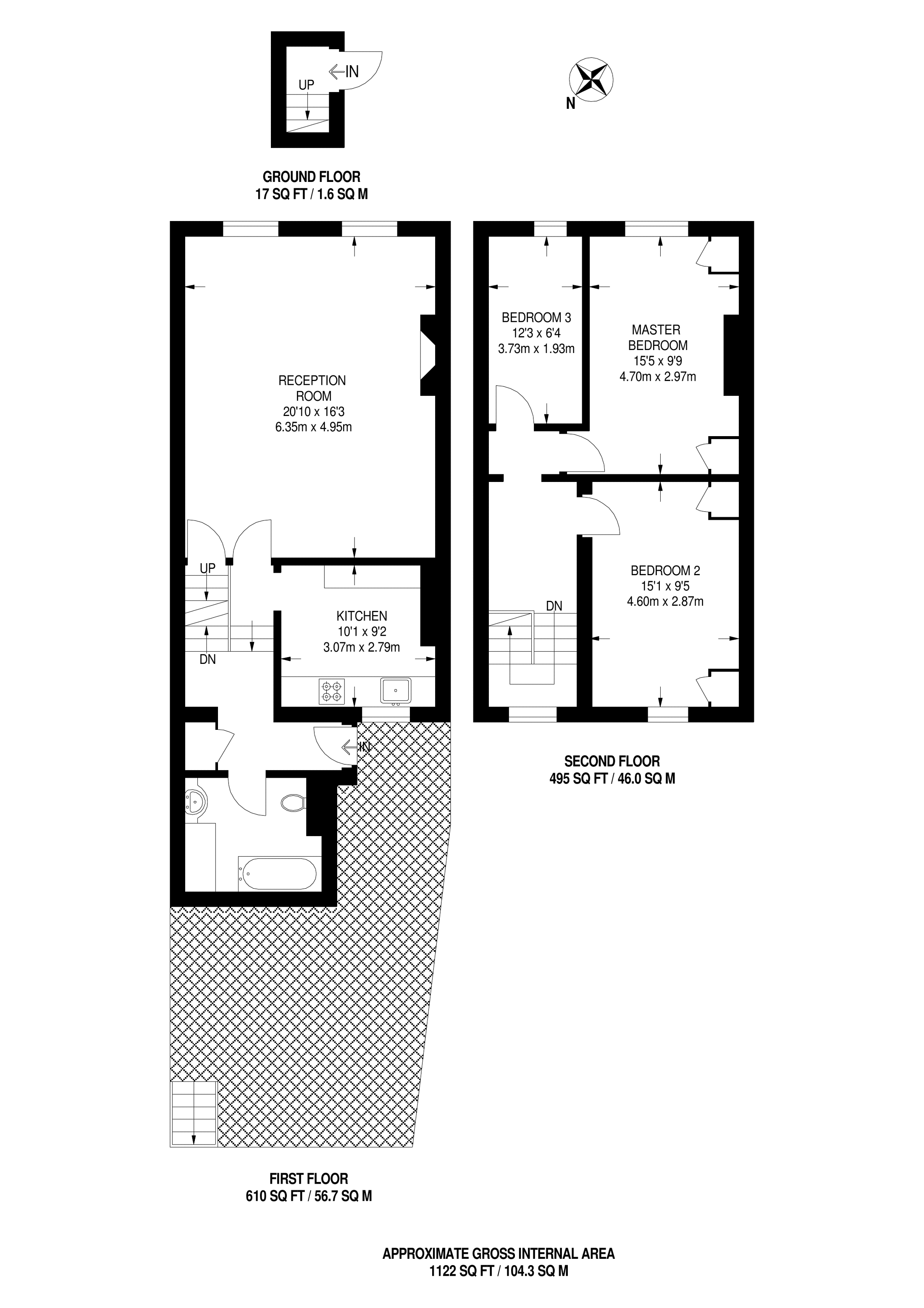 3 Bedrooms Flat to rent in Friern Barnet Road, Friern Barnet N11
