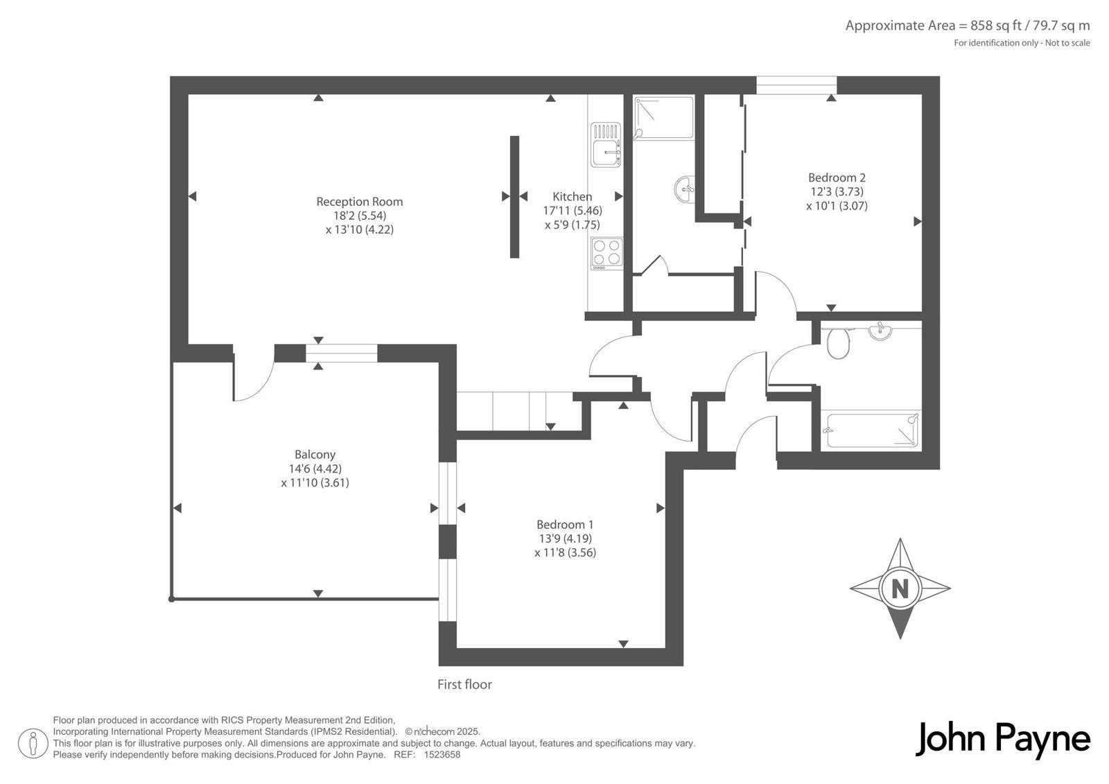 36, Union Park, Greenwich floorplan