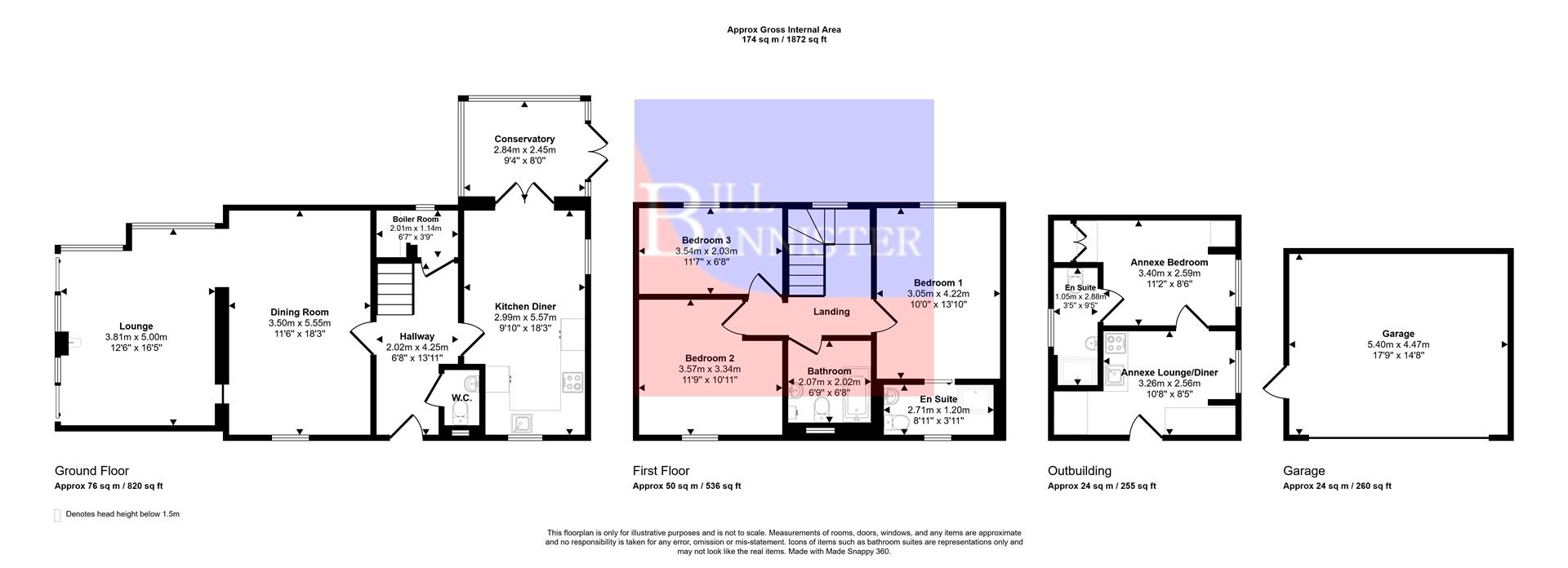 Kimberley House, Chapel Terrace, Camborne floorplan