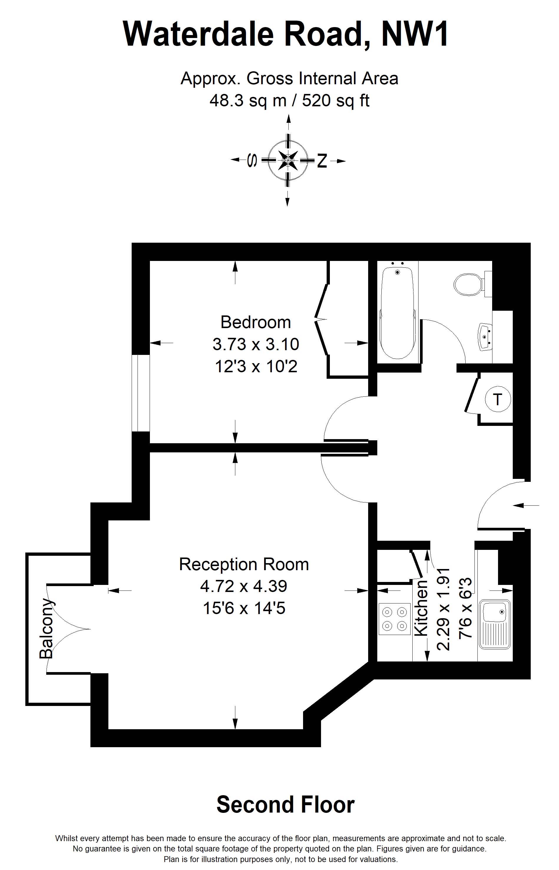 Harewood Avenue, London floorplan
