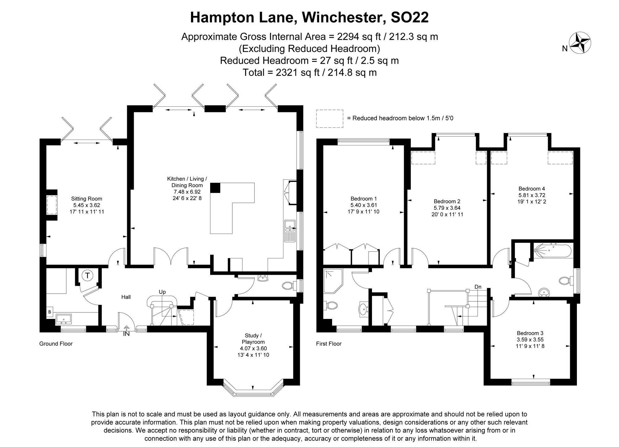 21 Hampton Lane, Winchester floorplan