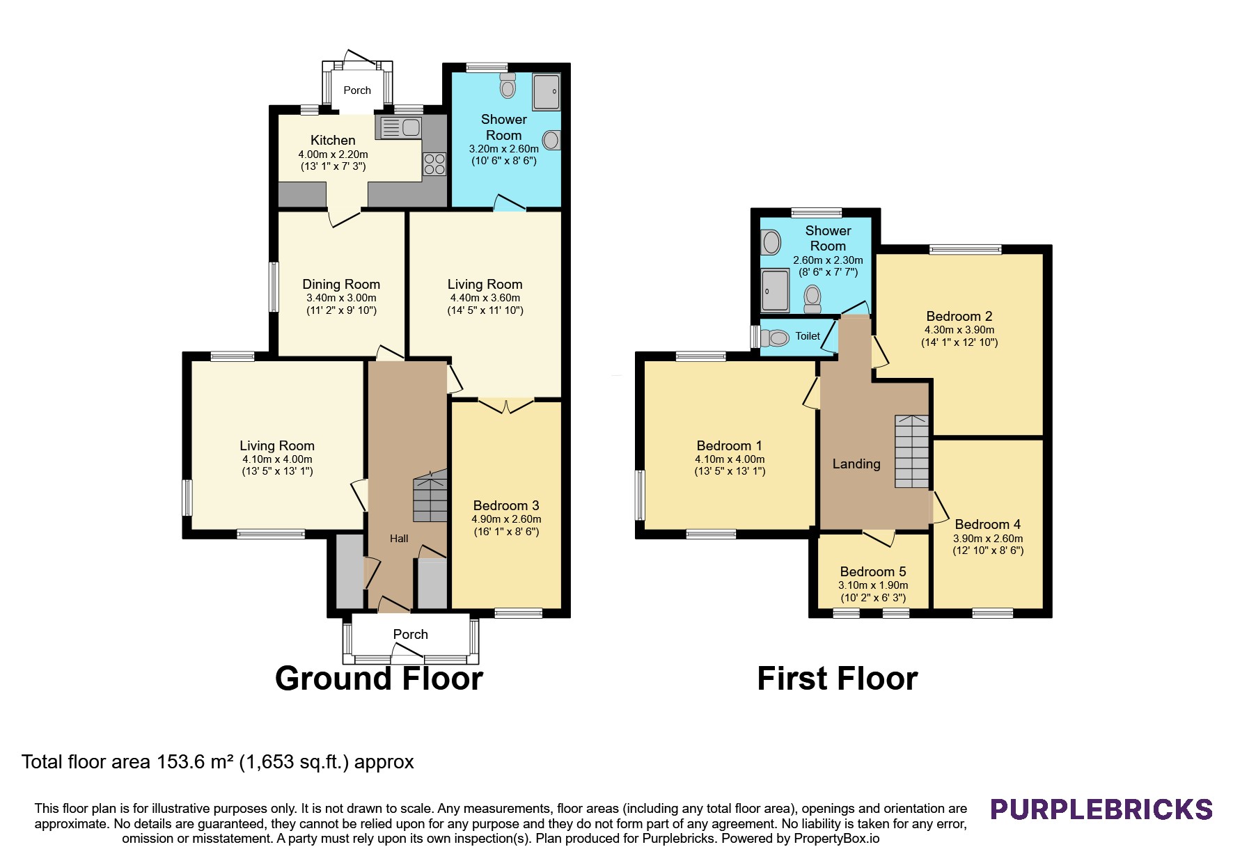 64, Gibson Road, Birmingham floorplan