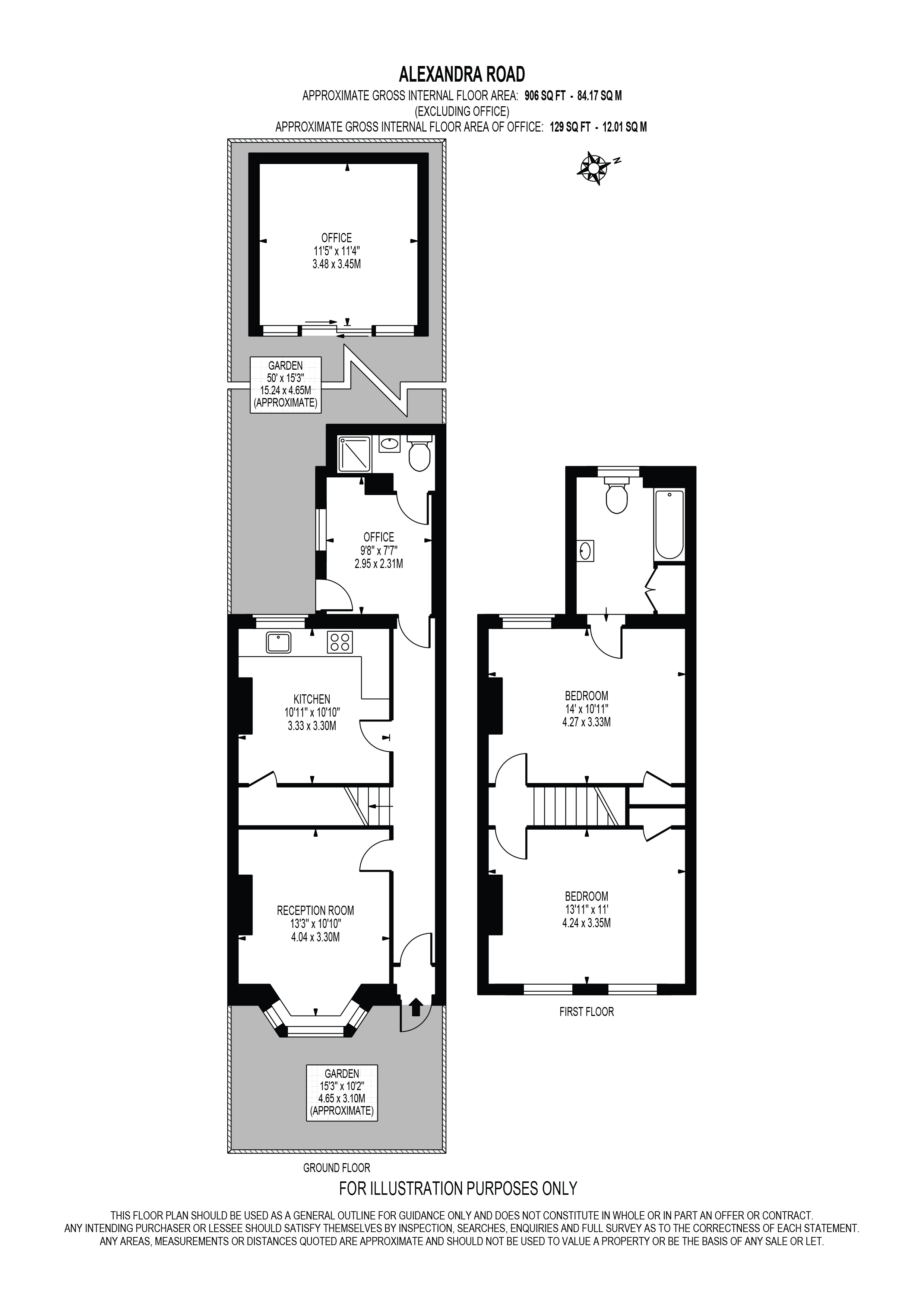 61, Alexandra Road, Surrey floorplan