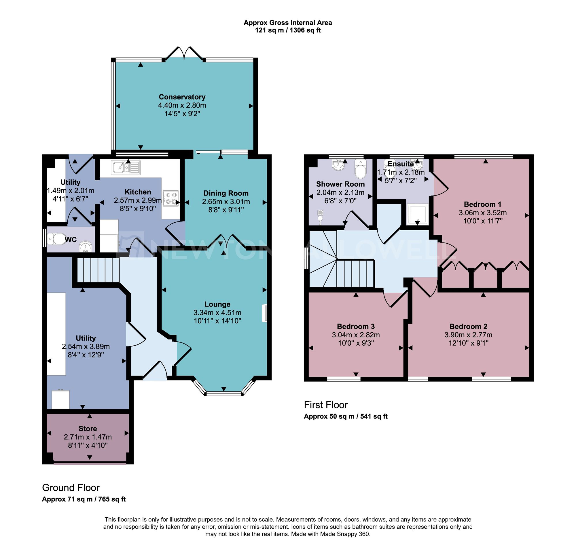 32 The Oval, Coalville floorplan