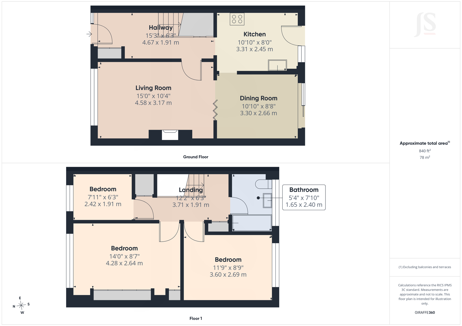 11, Rogate Close, Lancing floorplan
