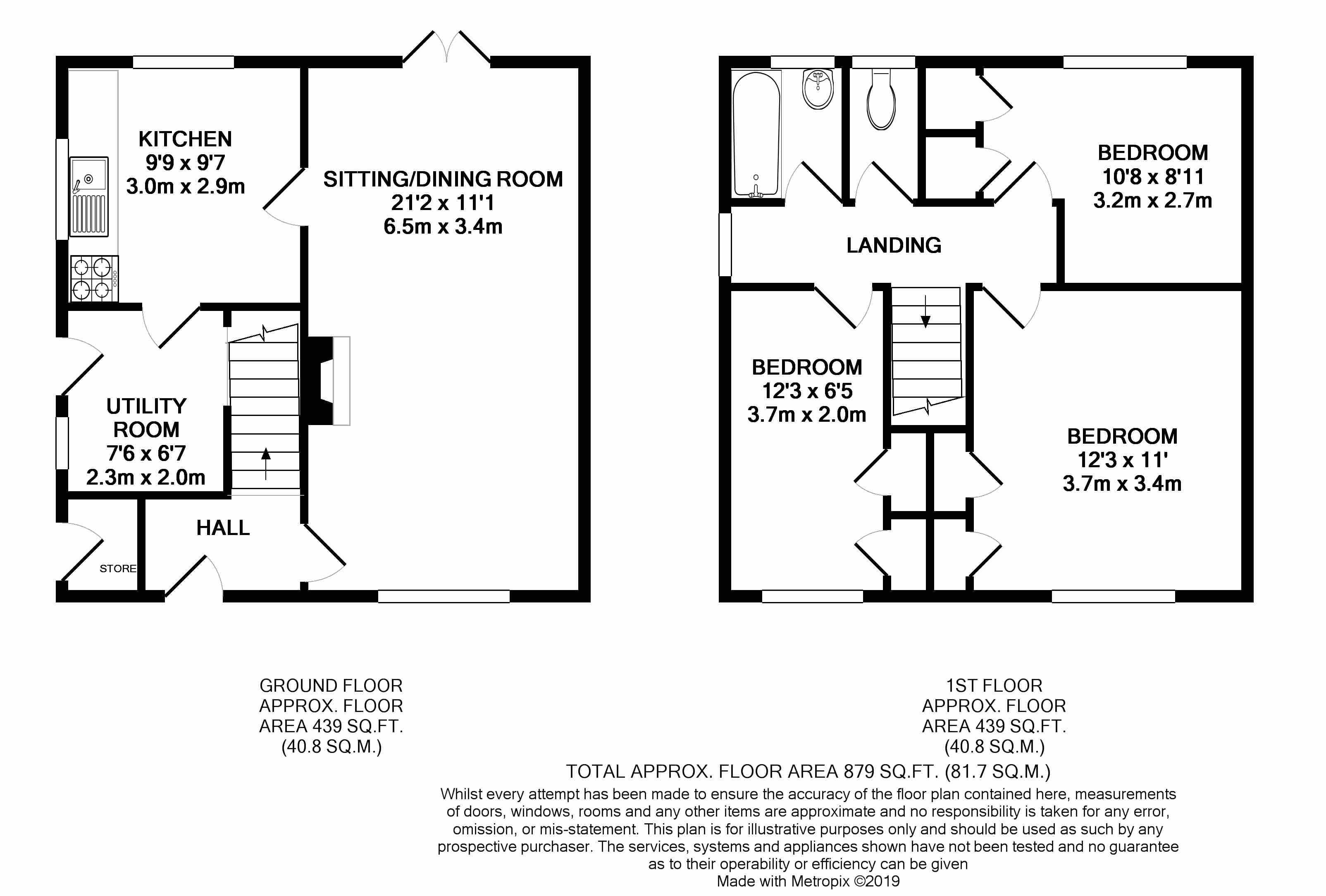 3 Bedrooms End terrace house for sale in Wayside Avenue, St. Michaels, Tenterden TN30