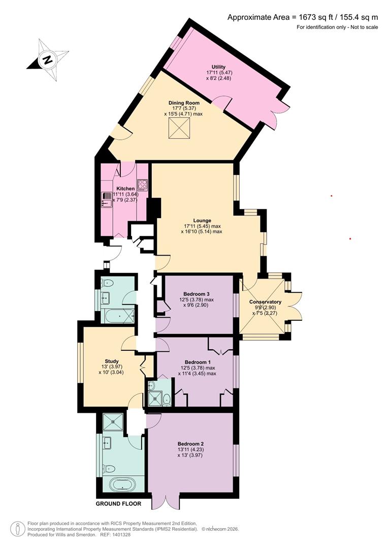 7, Howard Close, West Horsley floorplan