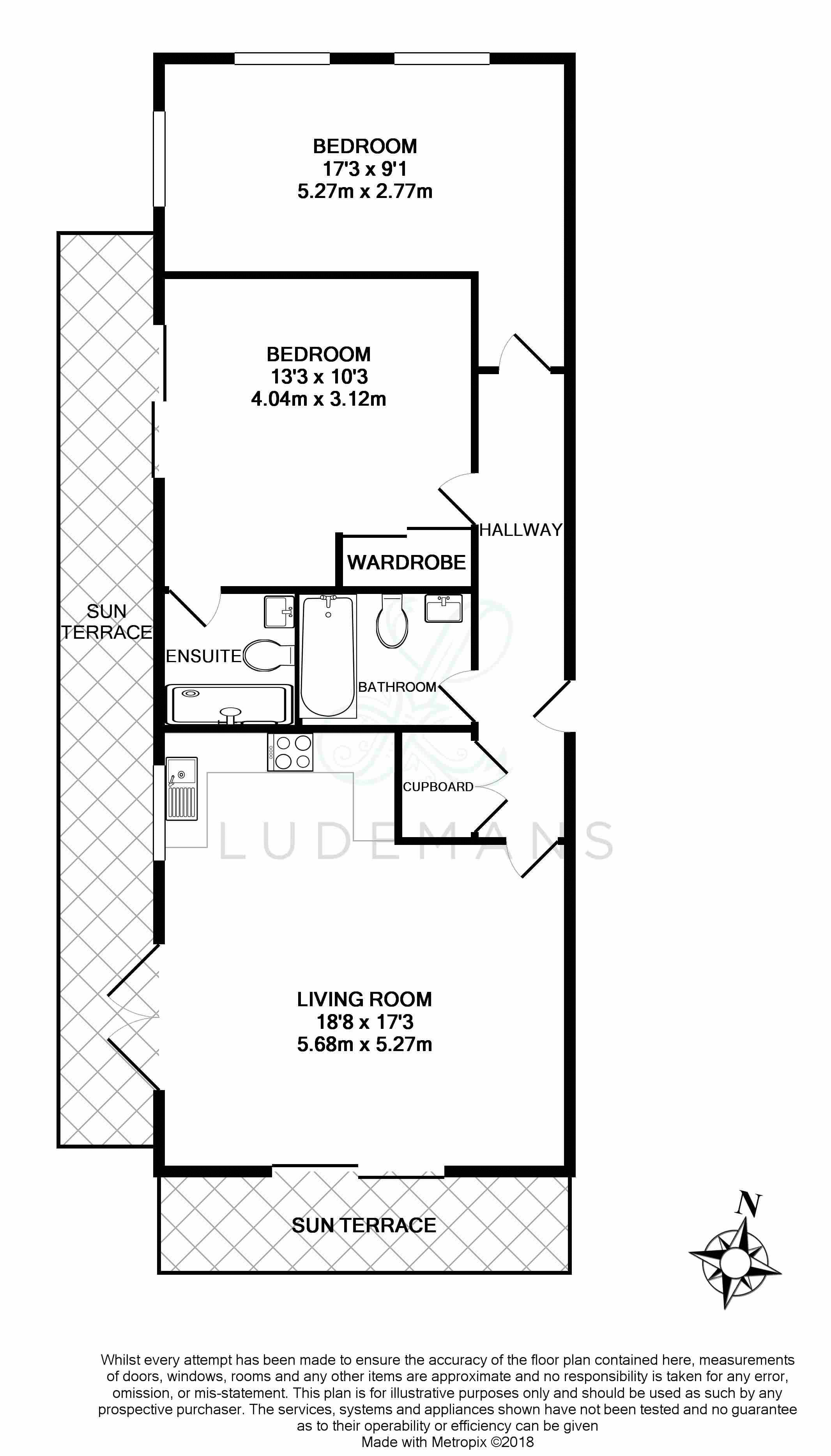 2 Bedrooms Flat for sale in Grosvenor Mansions, Camberley GU15