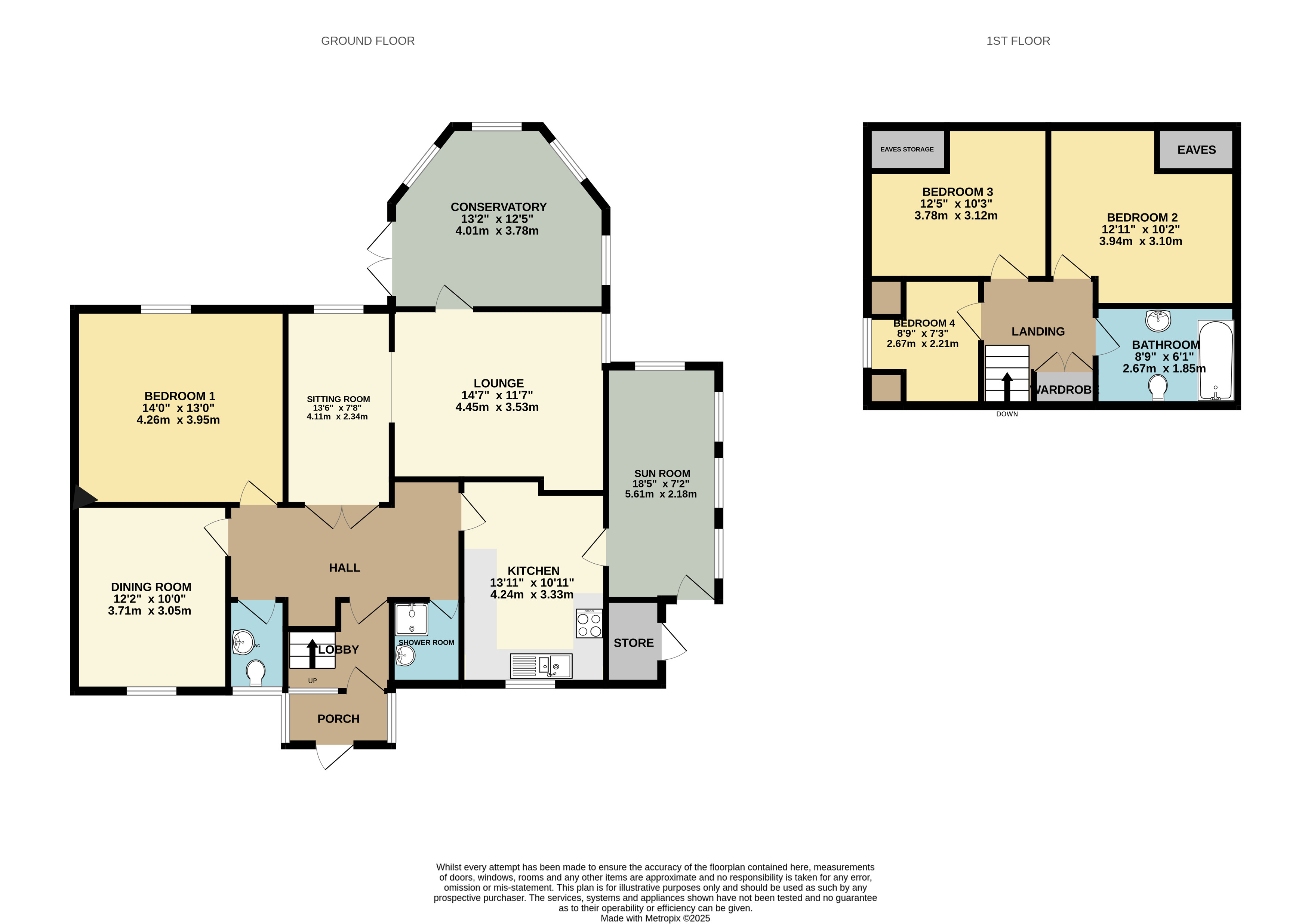 Downtop,, Poole Lane, Devon floorplan