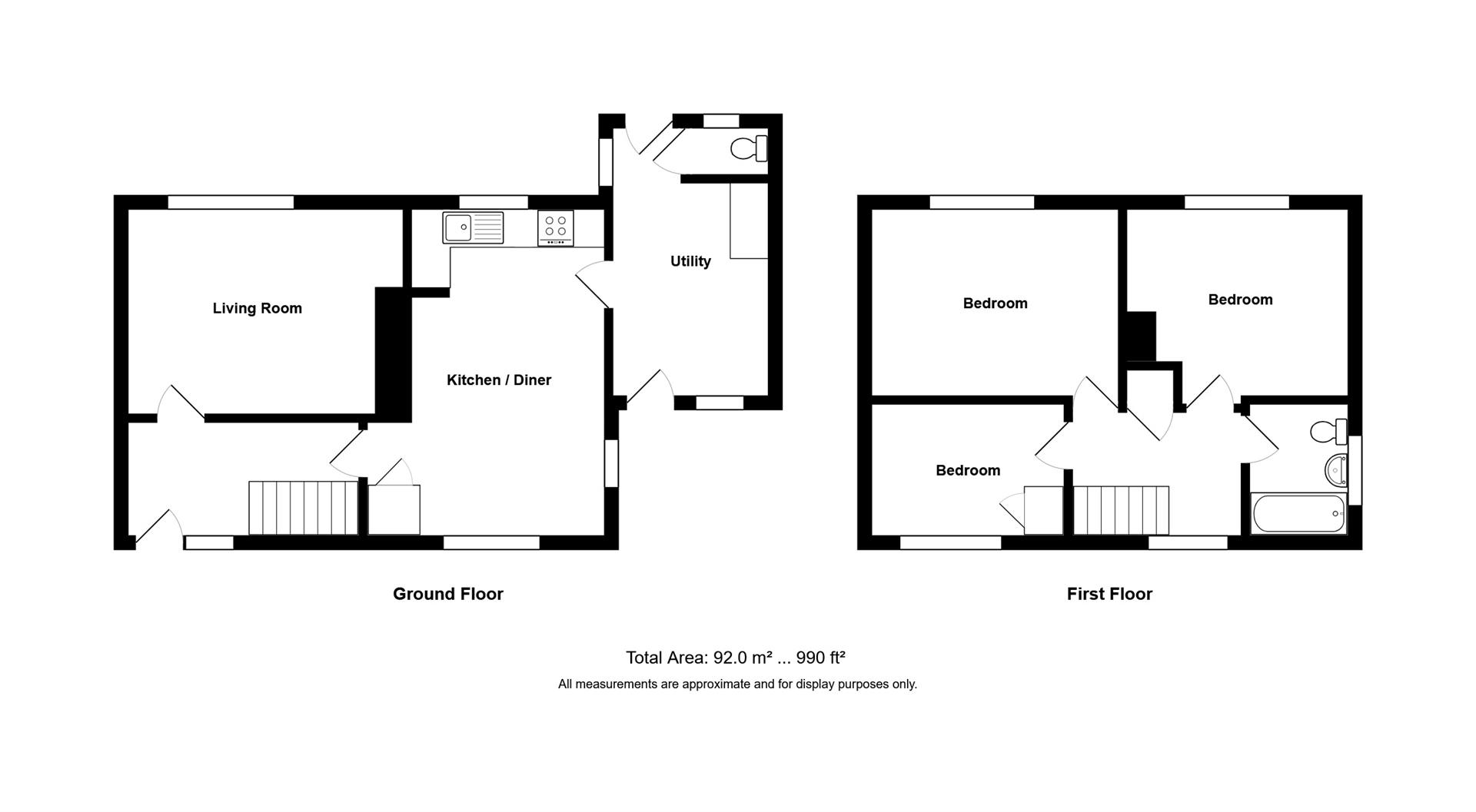 39, Rogers Close, Bristol floorplan
