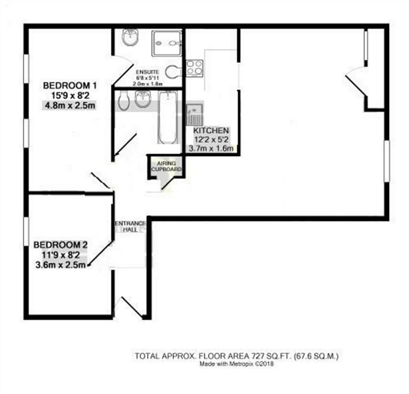 2 Bedrooms Flat for sale in Hirst Crescent, Wembley HA9