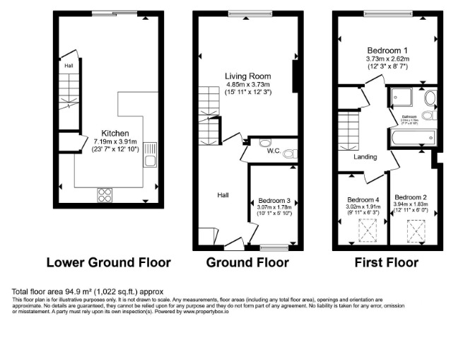 240 Austin Crescent, Plymouth, Devon floorplan