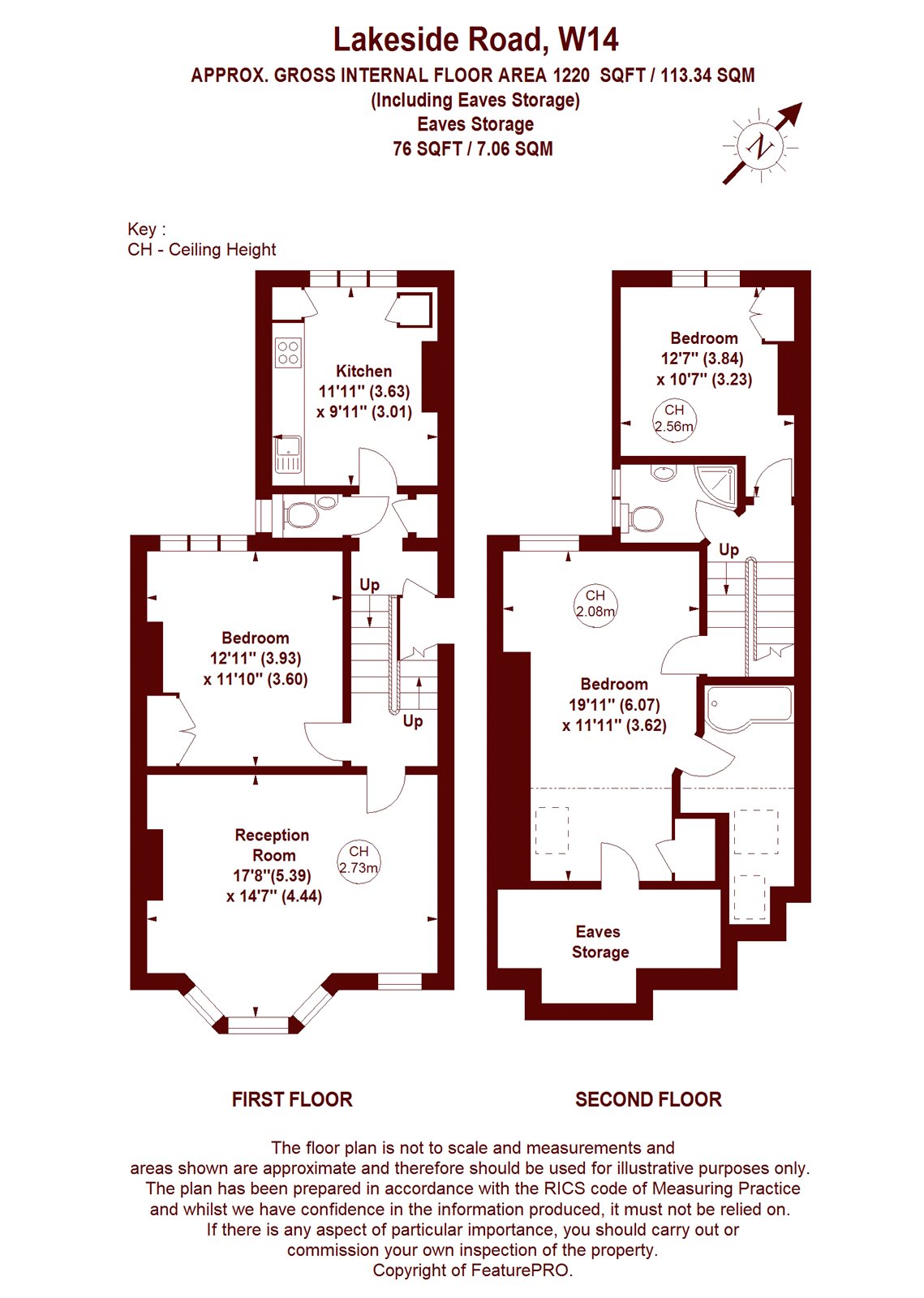 3 Bedrooms Flat for sale in Lakeside Road, London W14