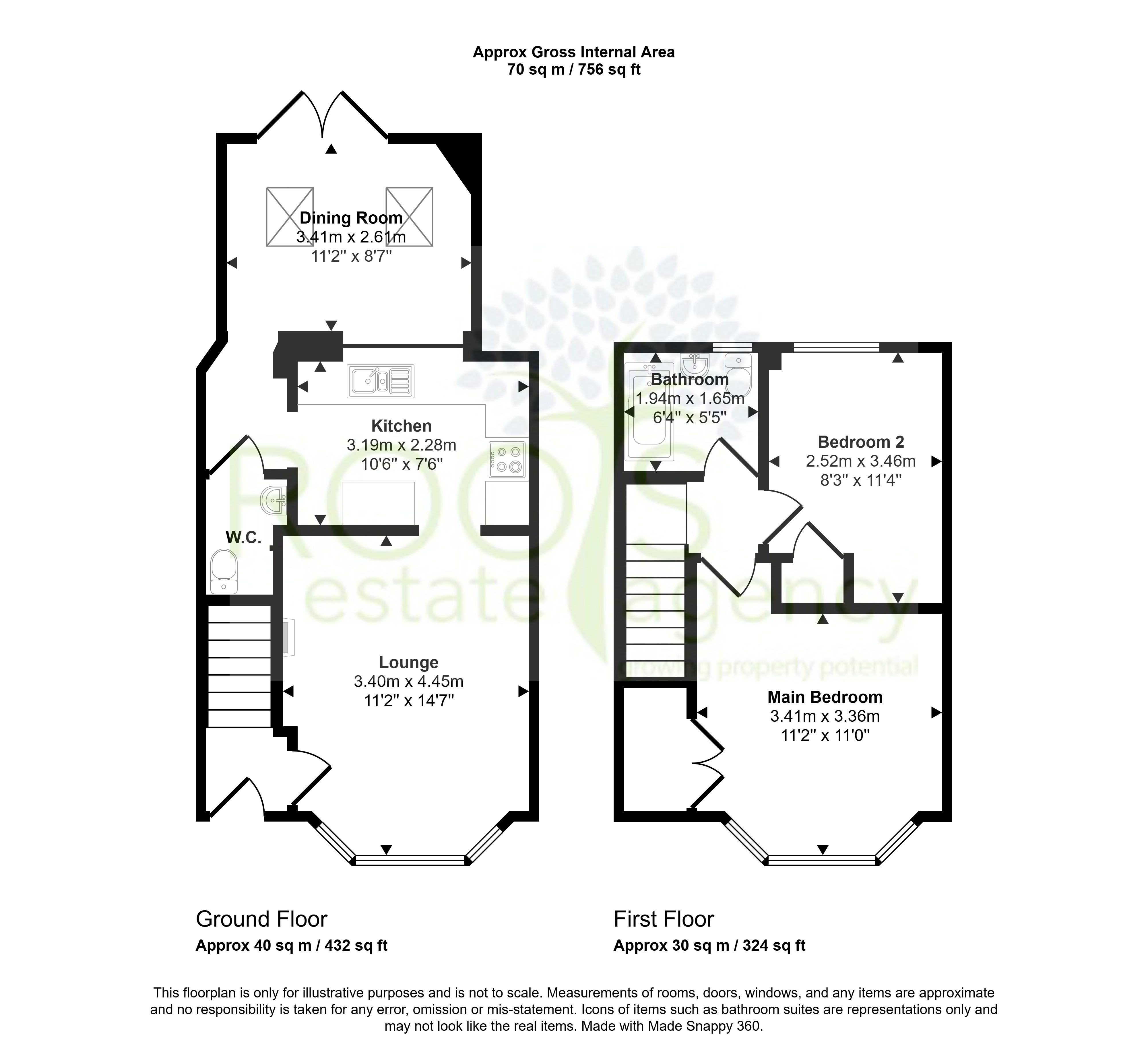 31a, Roman Way, Berkshire floorplan