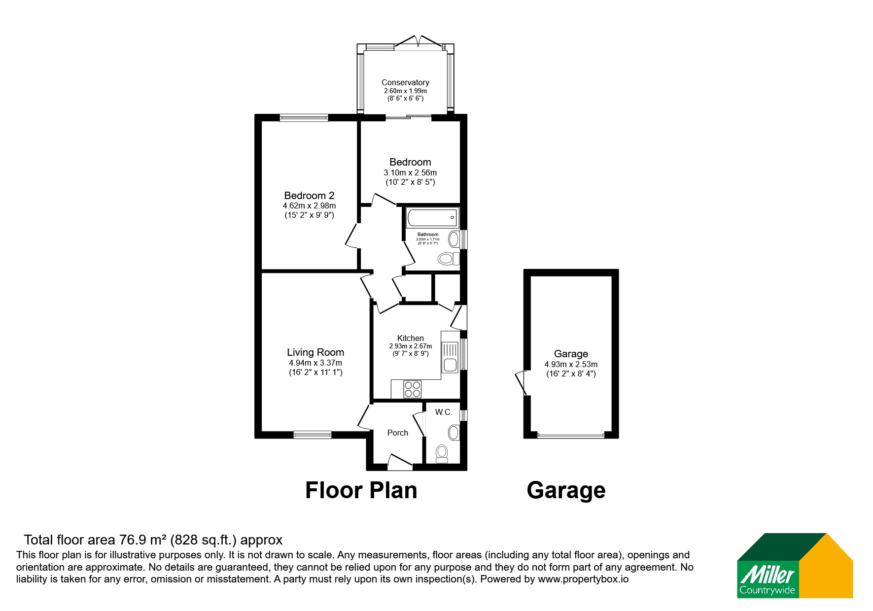 11, Trefleur Close, Cornwall floorplan