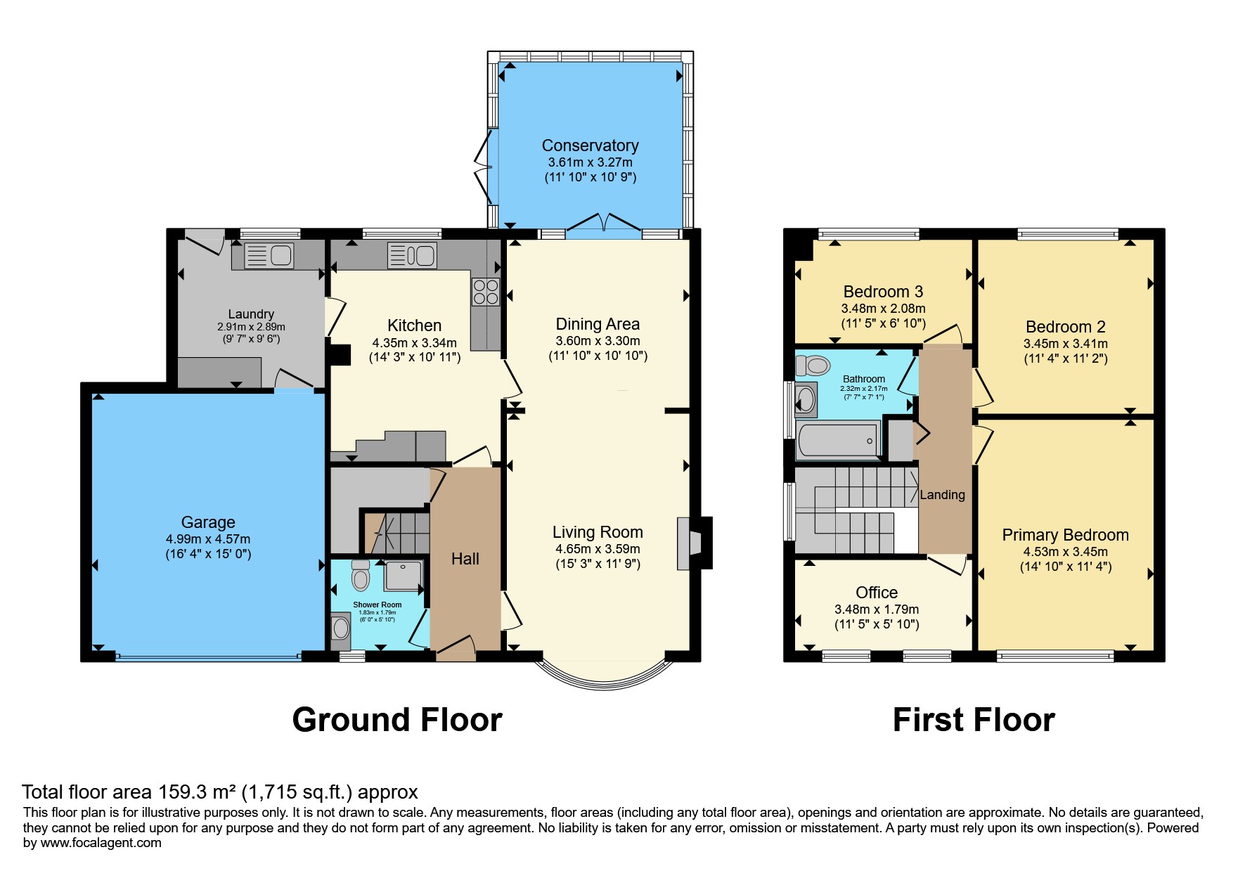8, Brooklands Court, Rochdale floorplan