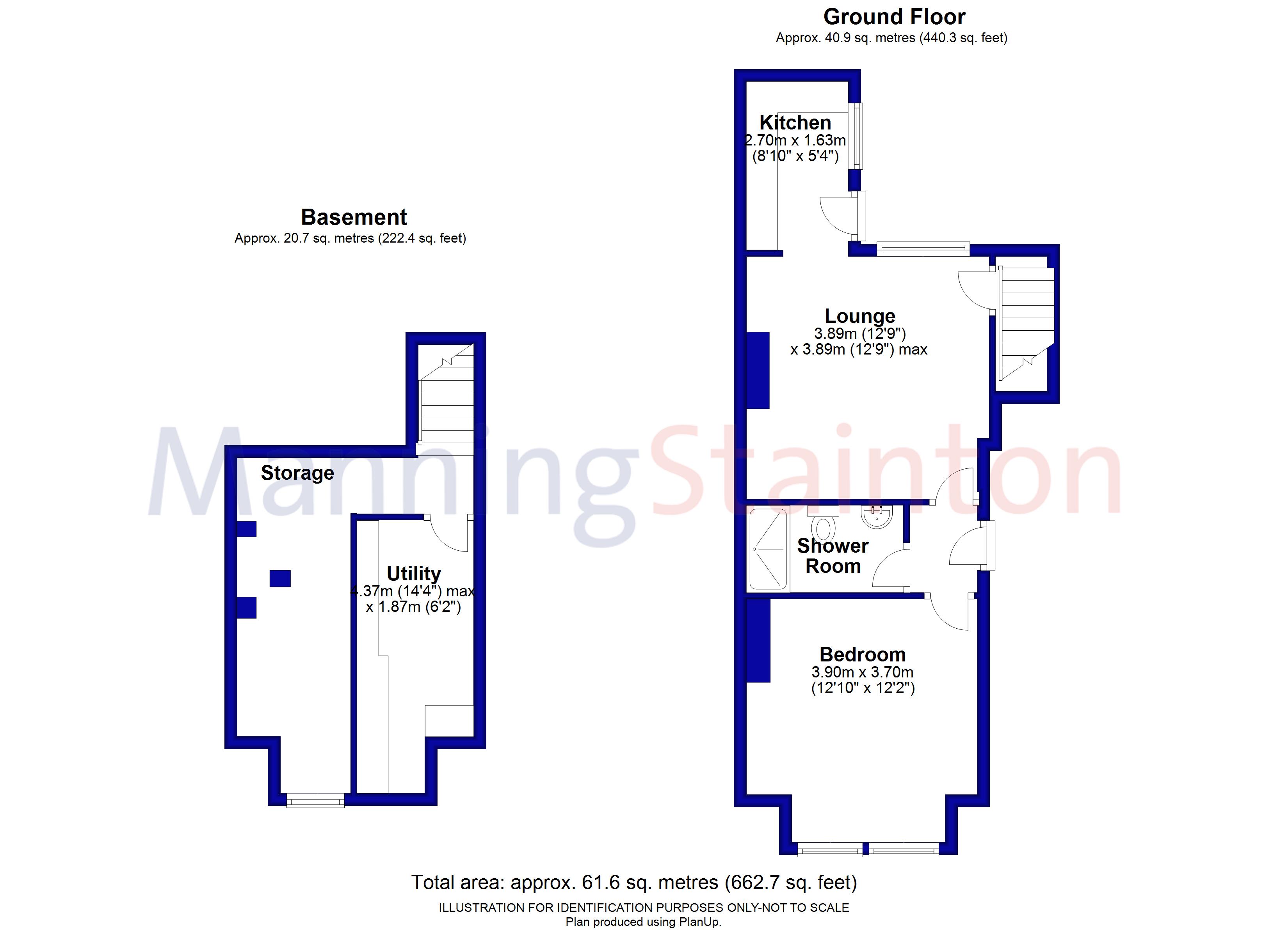 Flat 1, 56, Station Parade, Leeds floorplan