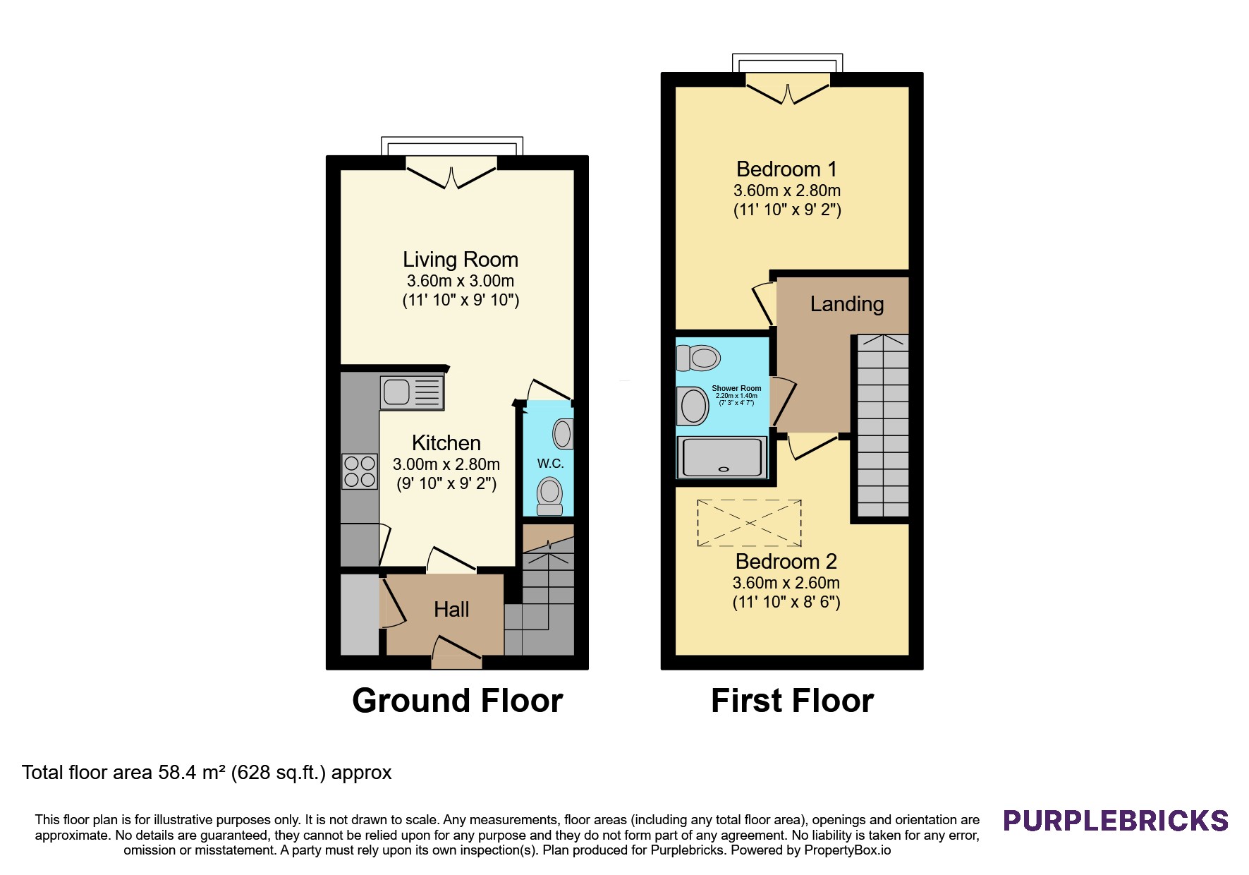 Apartment 505/Kinetic 88-92, Talbot Road, Manchester floorplan