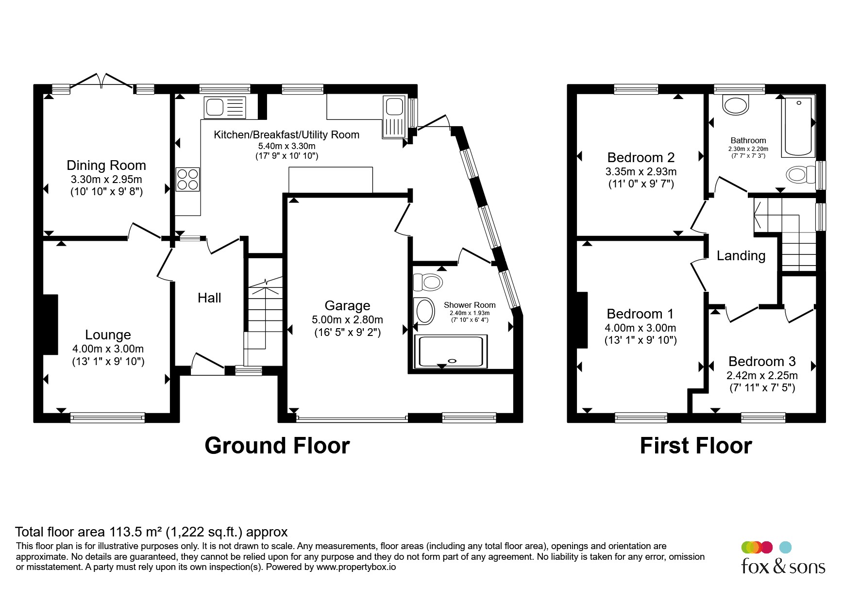 3, Fishery Lane, Hayling Island floorplan