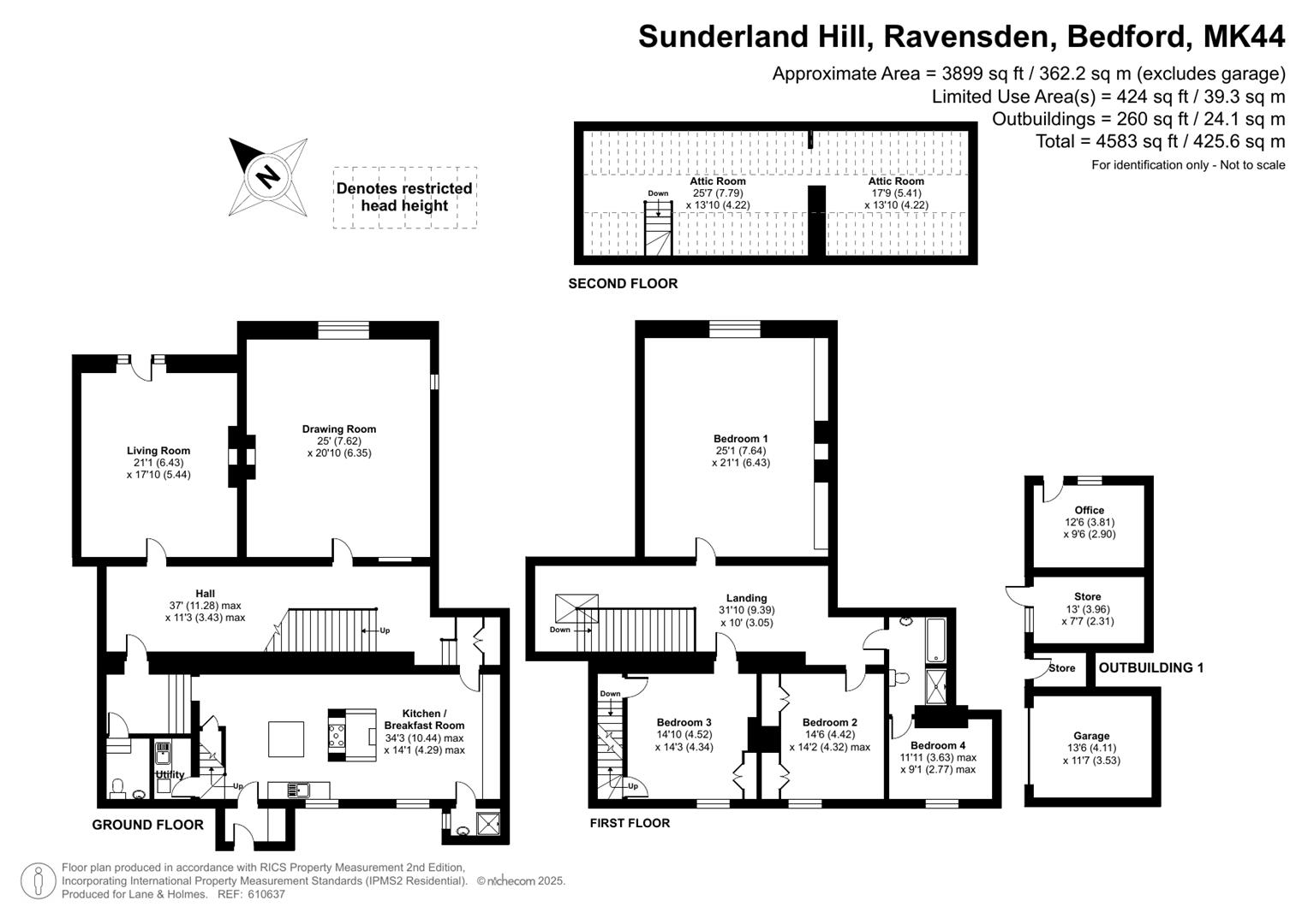 Middle Grange, Sunderland Hill, Bedford floorplan