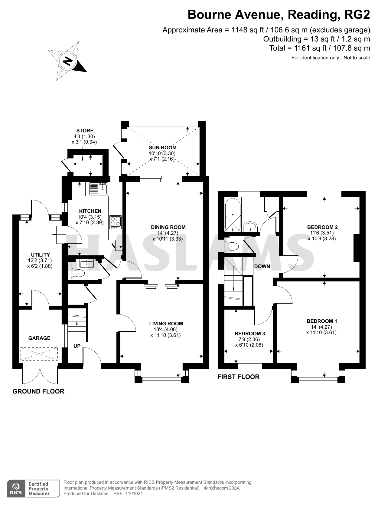 44, Bourne Avenue, Reading floorplan