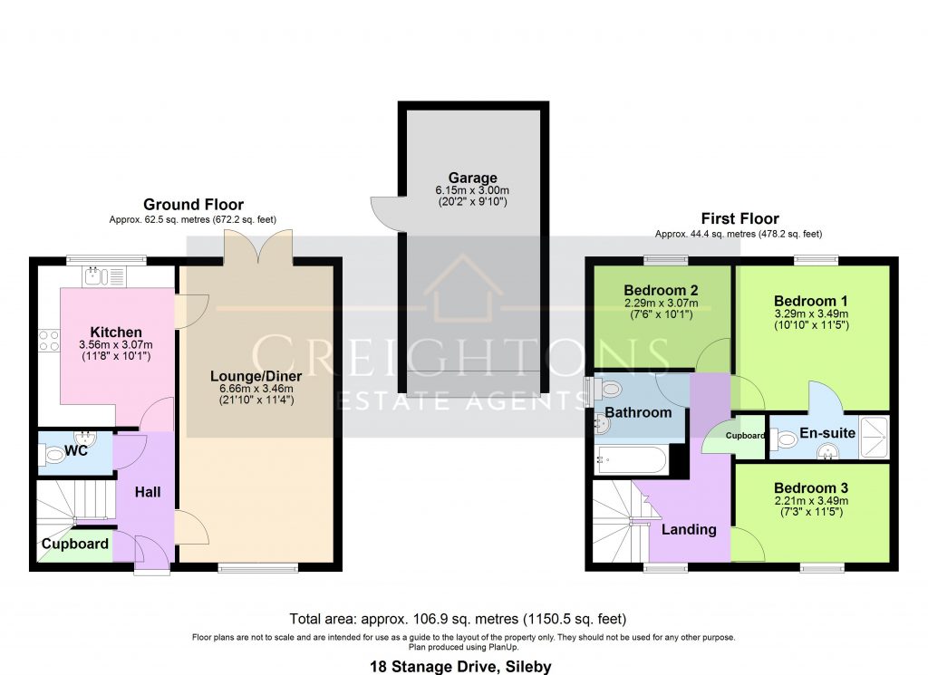 18, Stanage Road, Loughborough floorplan