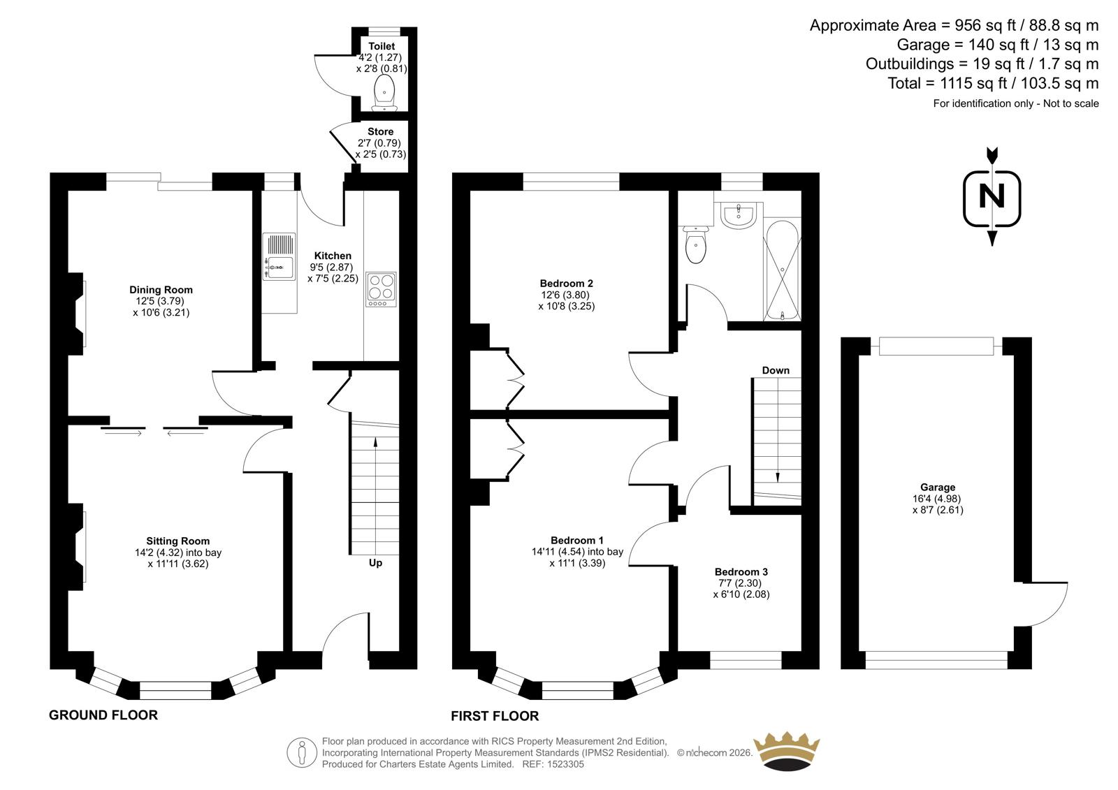 104, Kinross Crescent, Portsmouth floorplan