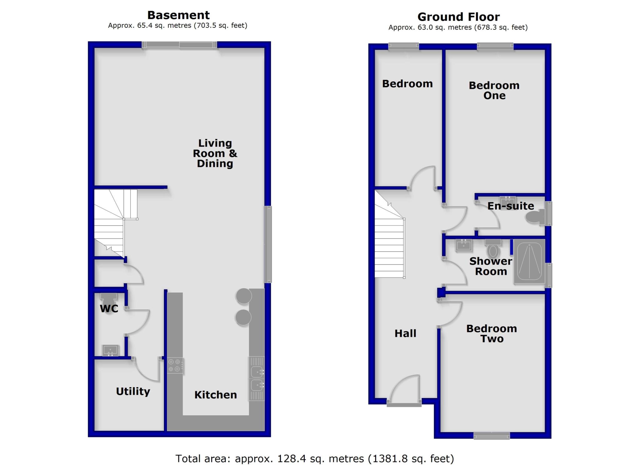 4, Gwastad Lane Development, Borth floorplan
