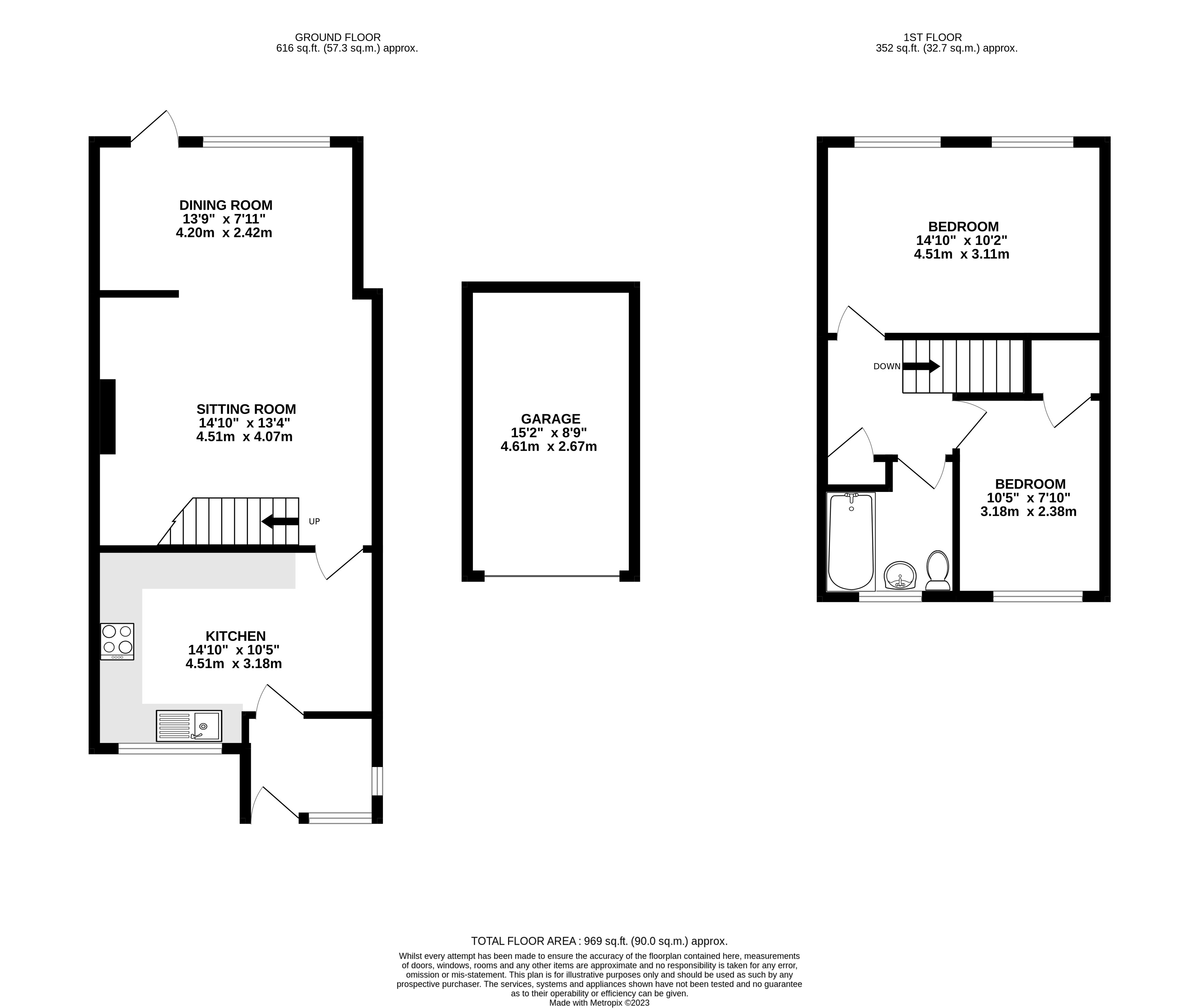 Elm Grove South, Barnham PO22, 2 bedroom terraced house for sale