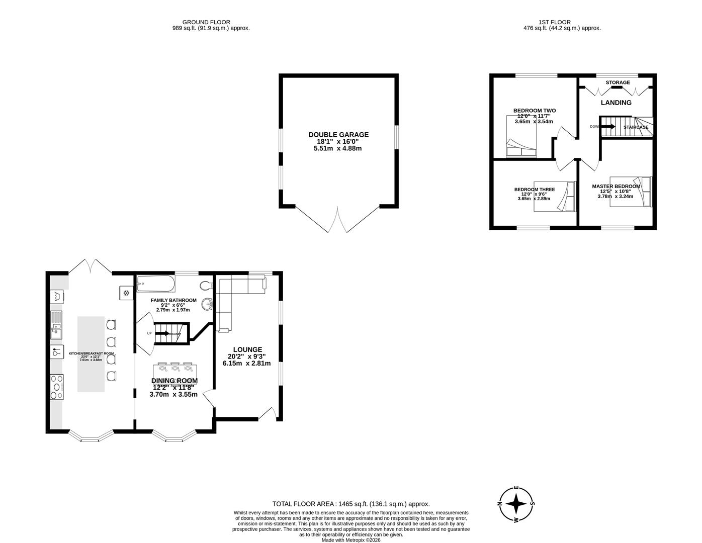 147, Wigan Road, Chorley floorplan