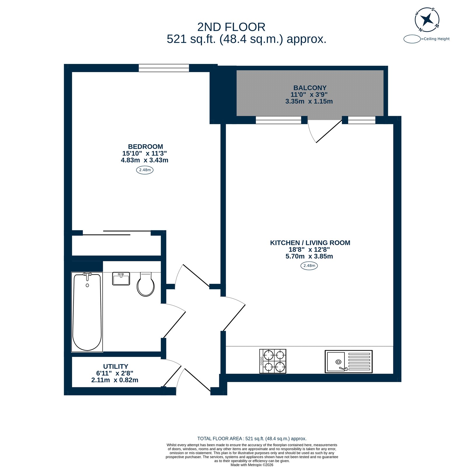 Heneage Street, London floorplan