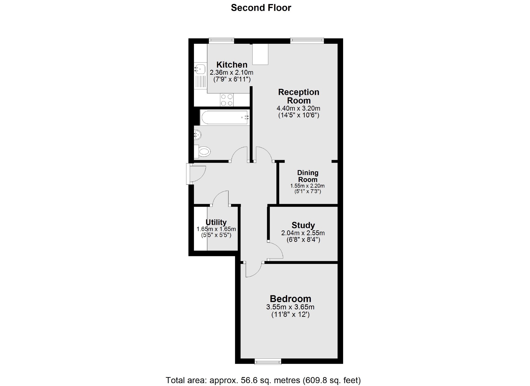 Maple Road, Surbiton KT6, 1 bedroom flat for sale 58098426