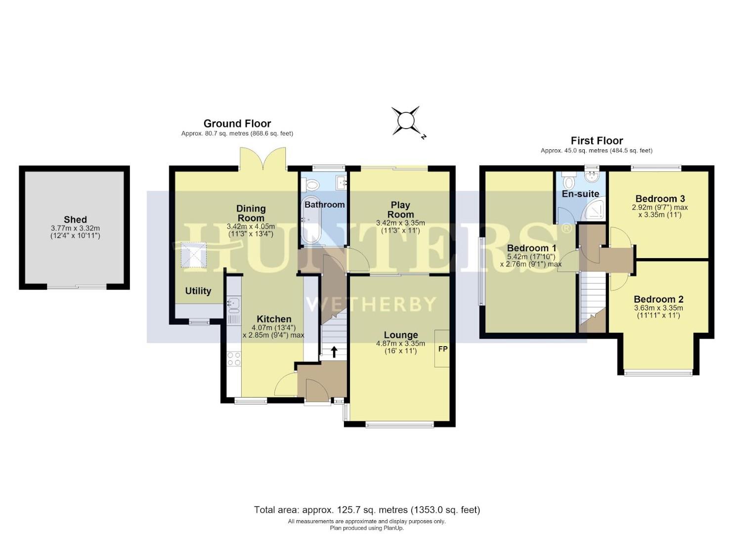 22, Willow Rise, Tadcaster floorplan