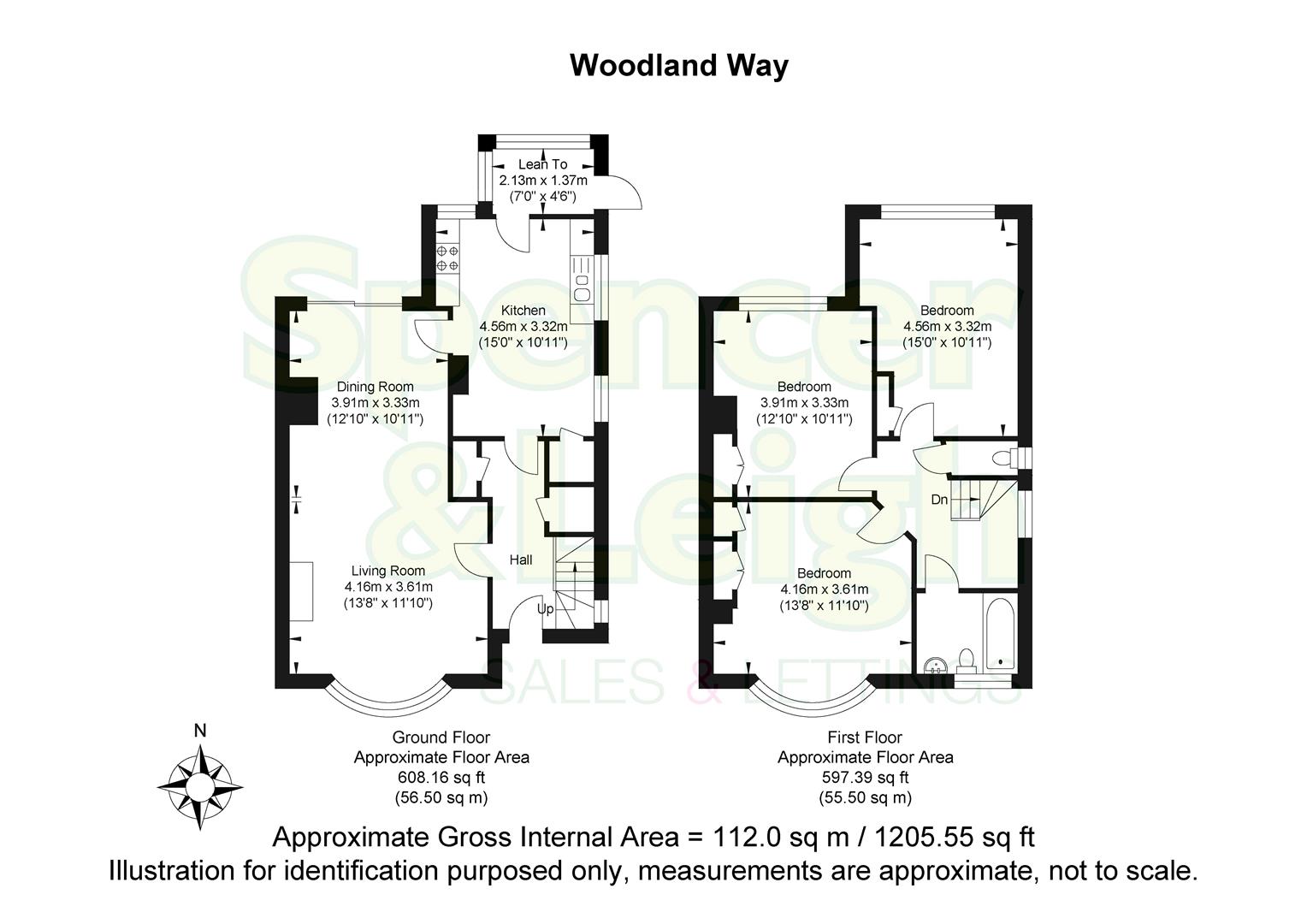 23, Woodland Way, Brighton floorplan
