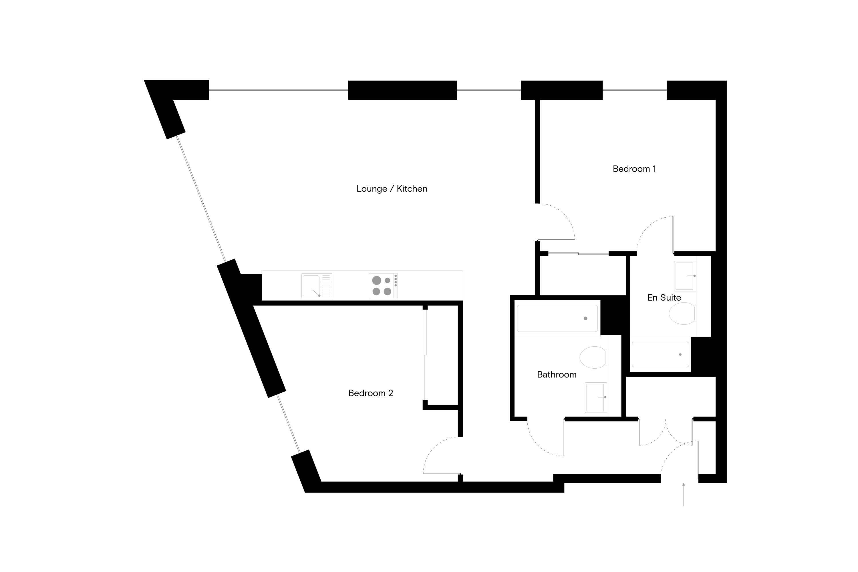 Flat 18310, The Kell, Gillingham Gate Road Chatham Docks, Gillingham floorplan