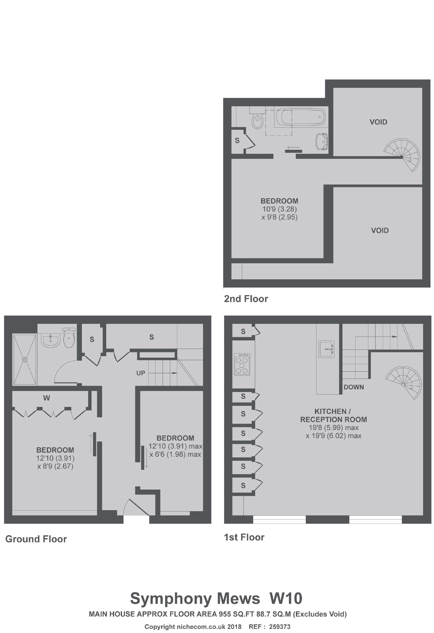4, Symphony Mews, London floorplan