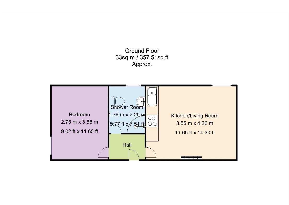 Apartment 34, The New Alexandra Court, Woodborough Road, Nottingham floorplan