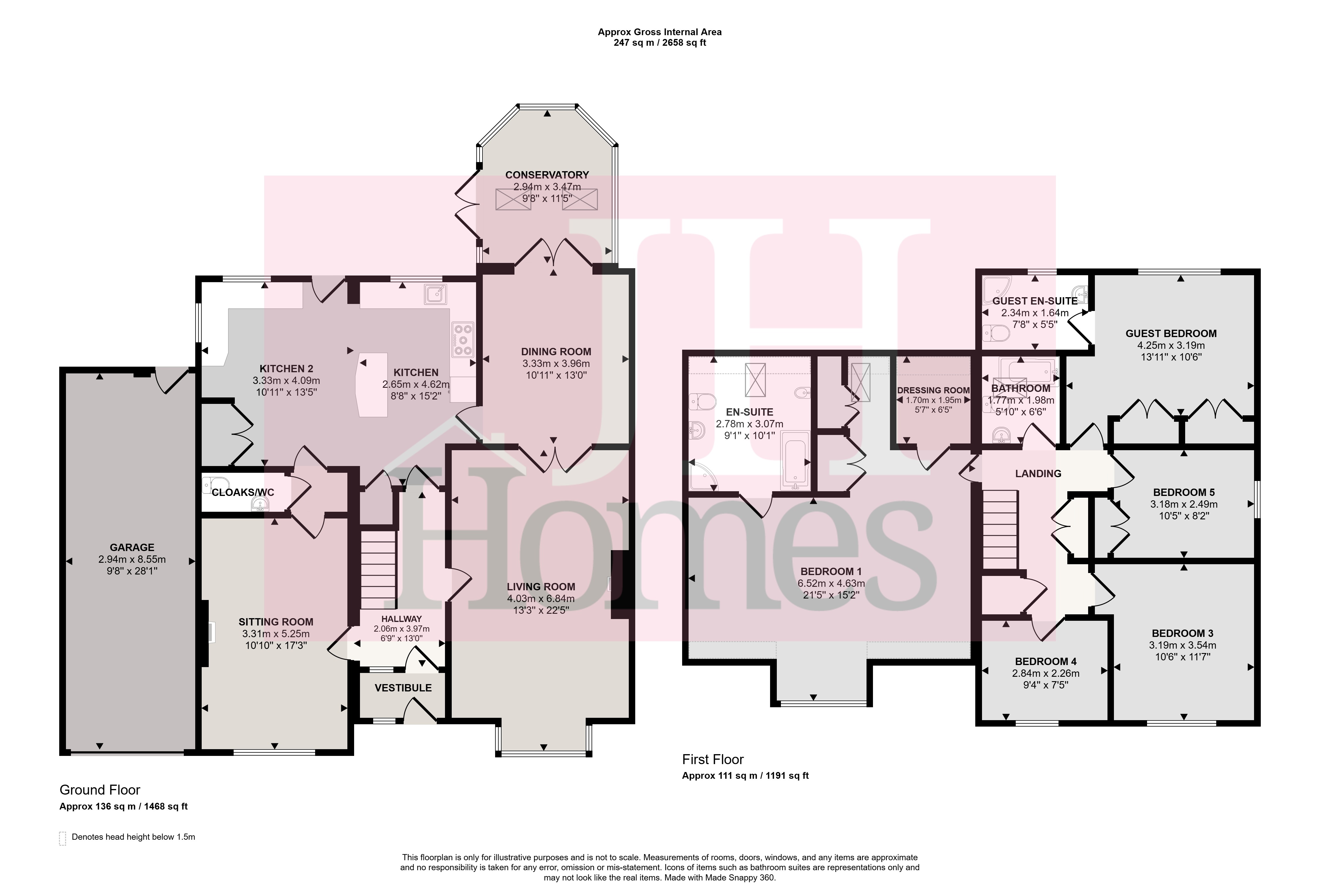 10, Oakwood Drive, Barrow-in-Furness floorplan