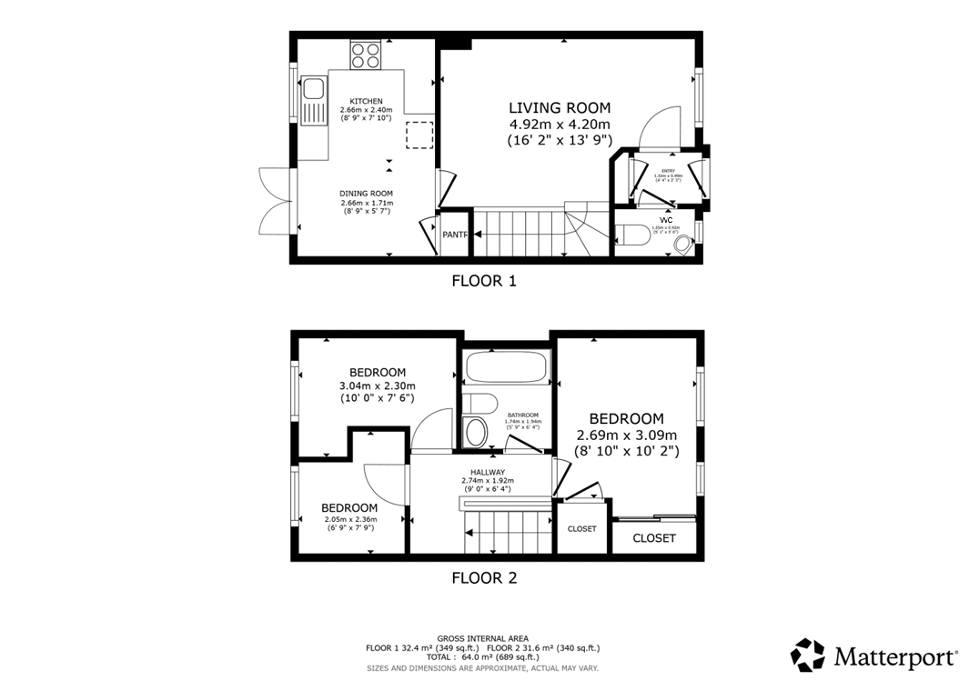 26, McGahey Drive, Glasgow floorplan