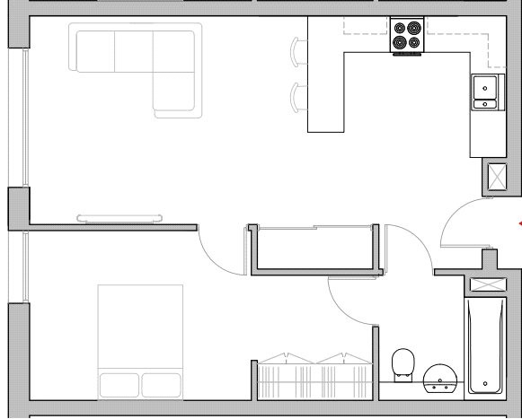 North Central, Manchester floorplan