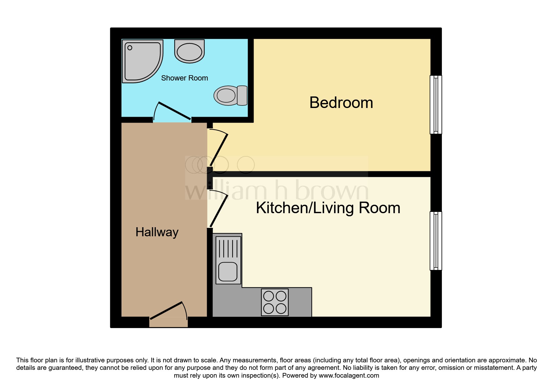Apartment 401, St. Peters House, Princes Street, DONCASTER floorplan