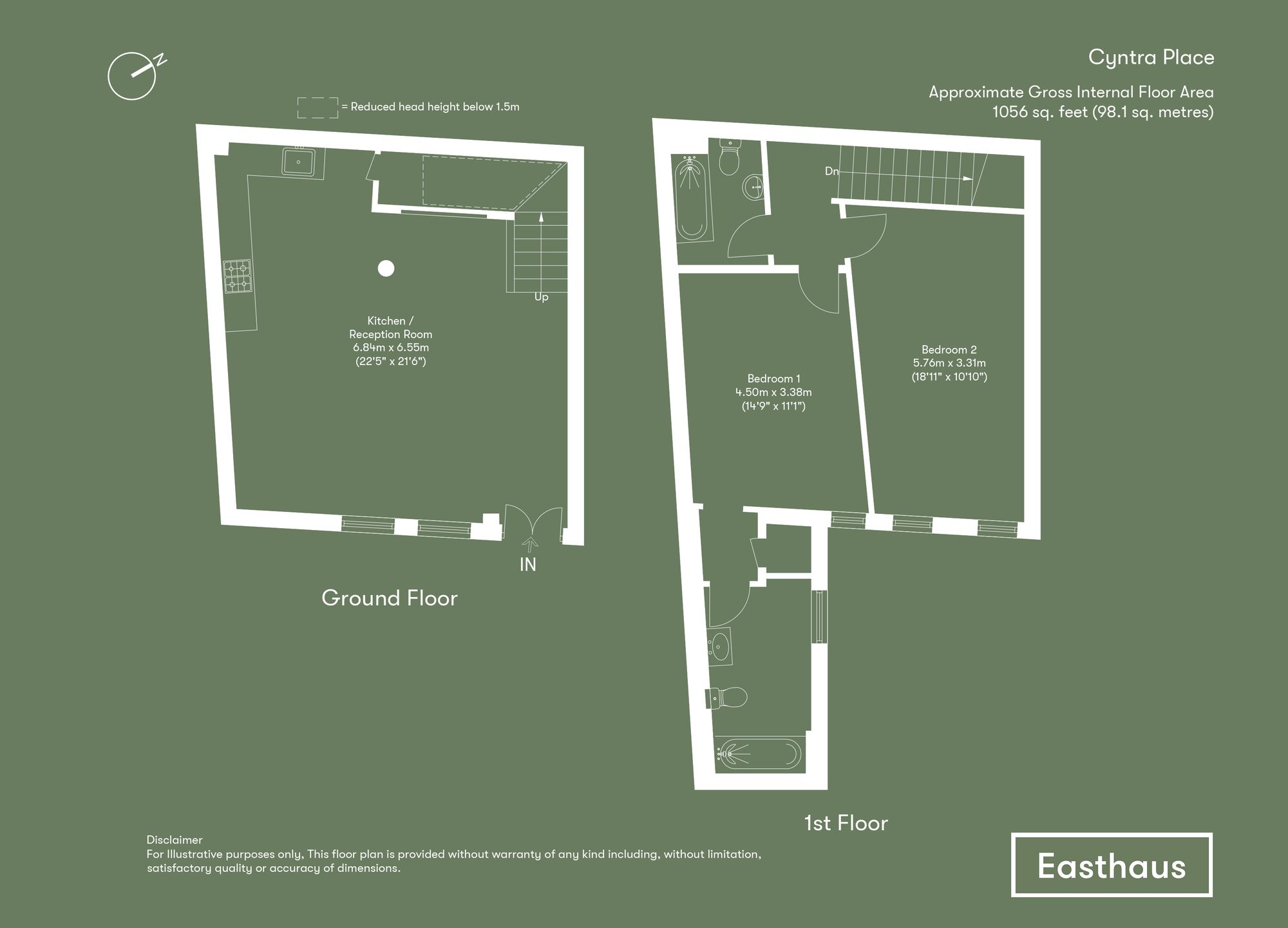 Flat 5, Cyntra Place, London floorplan