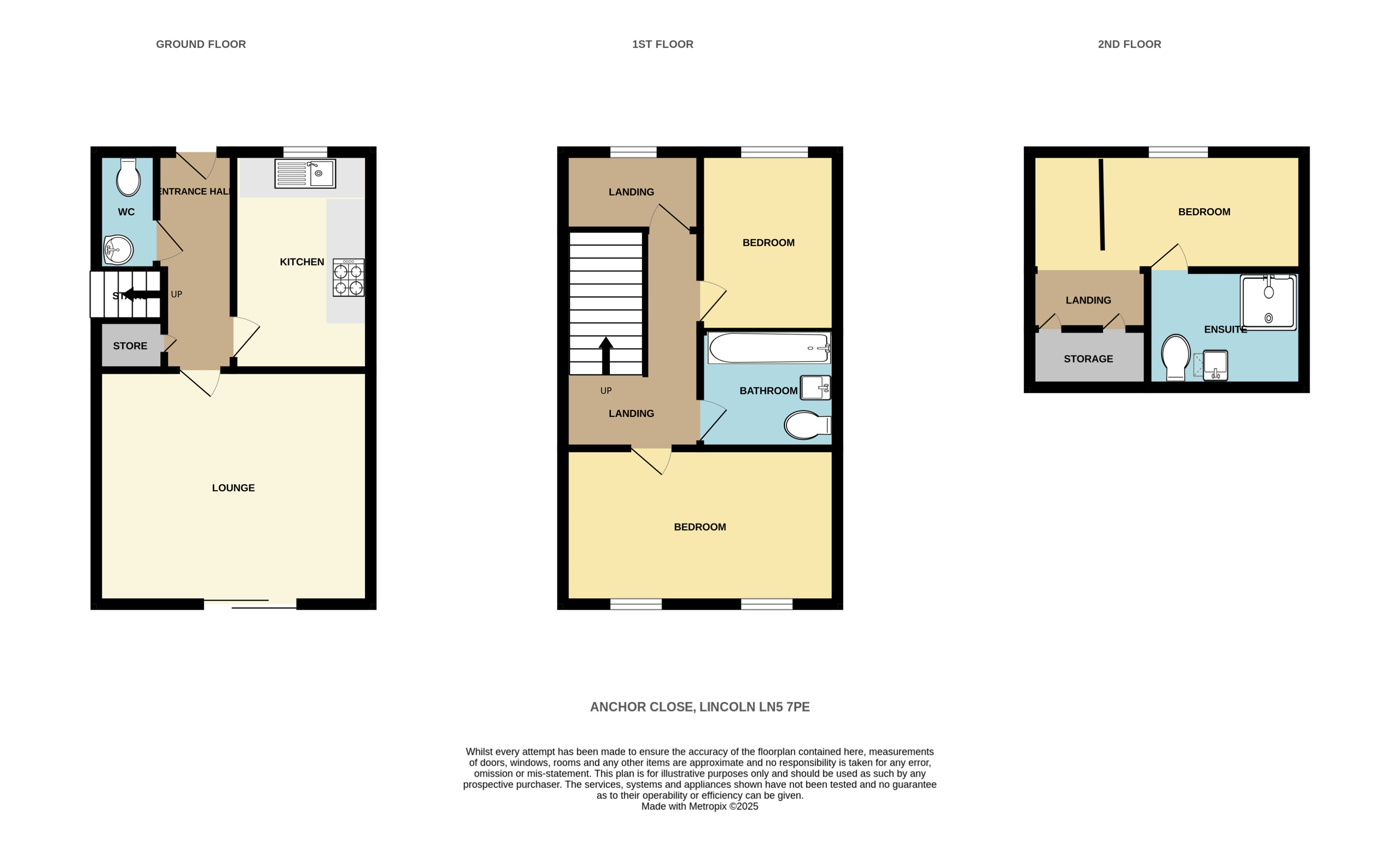 4, Anchor Close, Lincoln floorplan