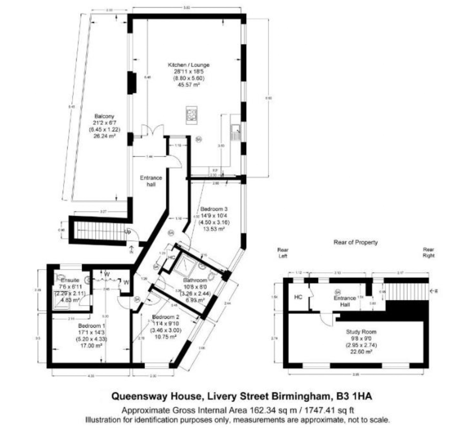 6 Queensway House, 57, Livery Street, Birmingham floorplan