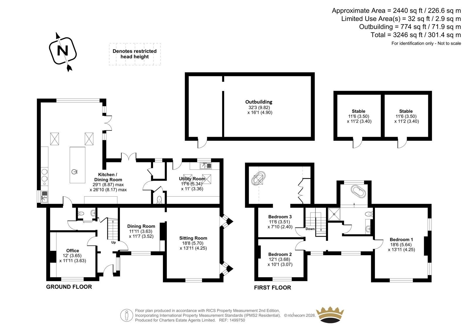 Bramble Cottage,, Castle Farm Lane, Fareham floorplan