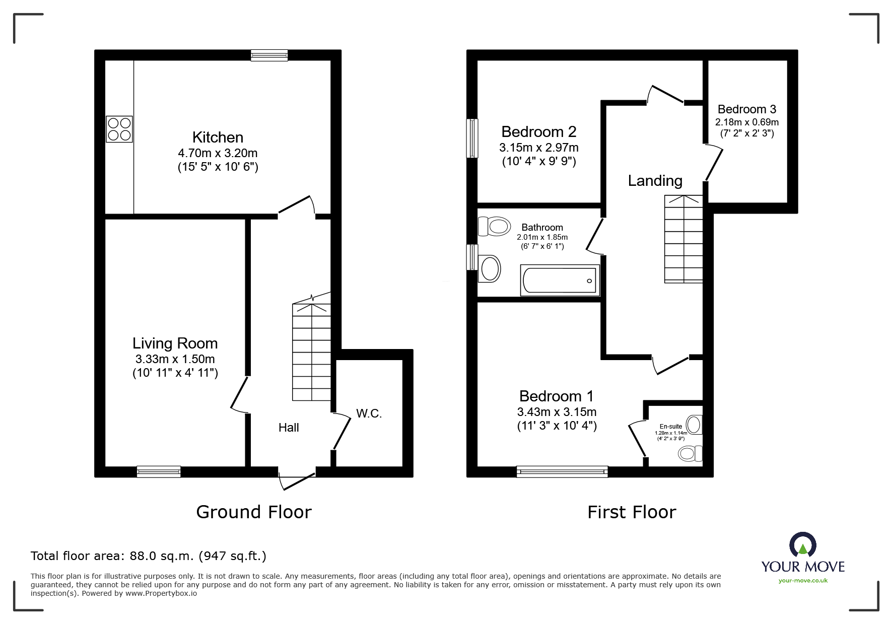 6, Ashby Rise, Leicester floorplan